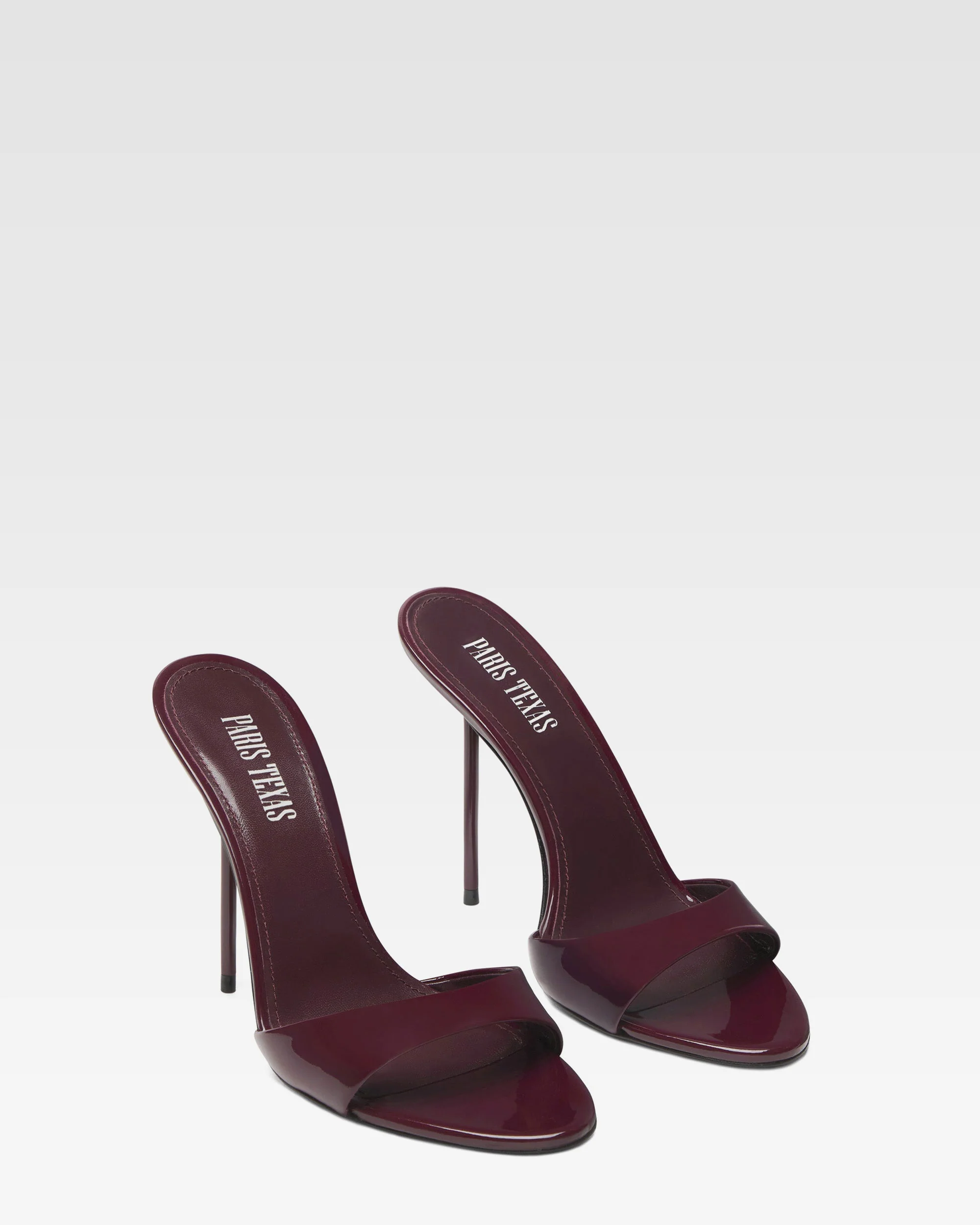 Amarena patent leather mules - Image 2