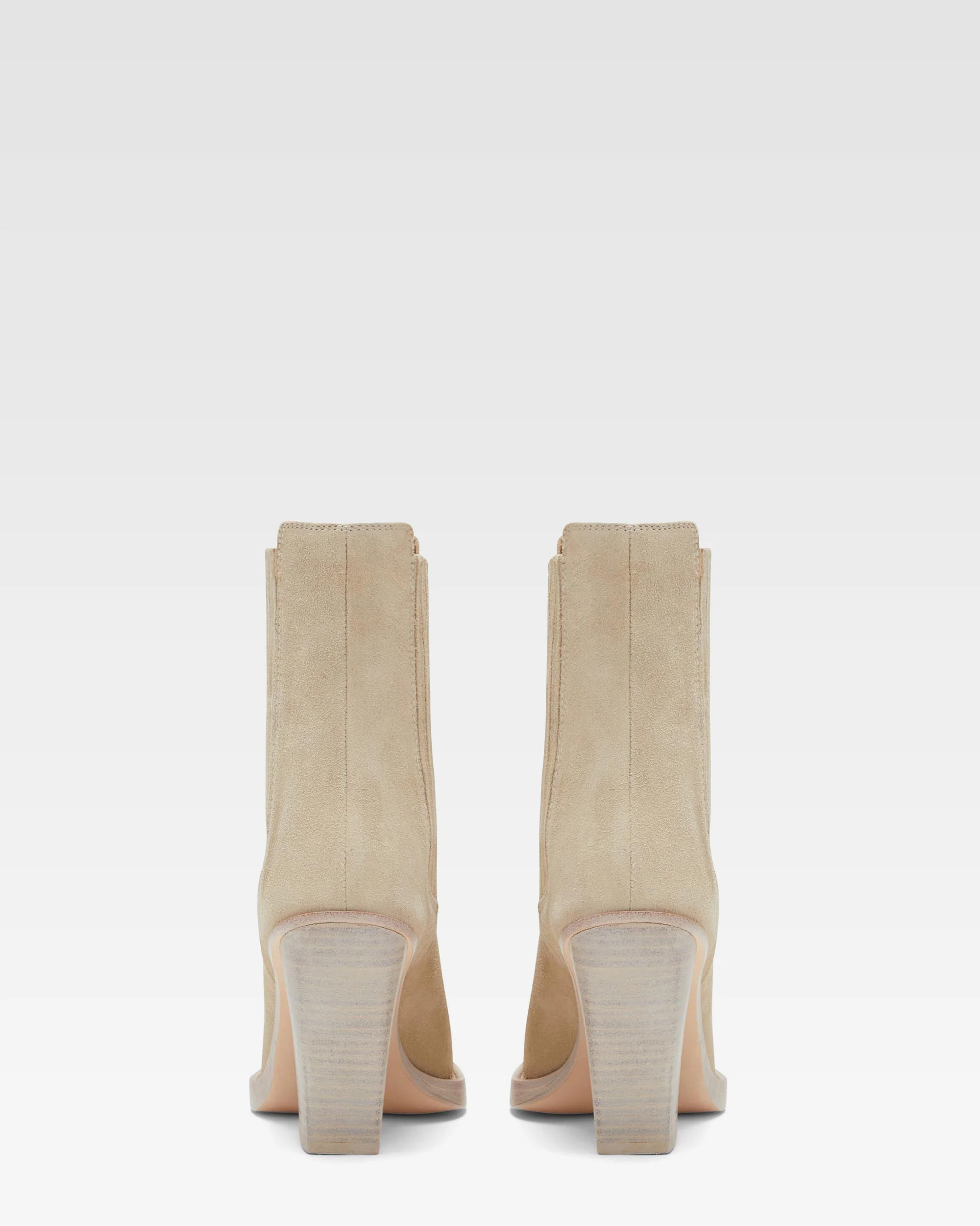 Angora calf suede ankle boots - Image 4