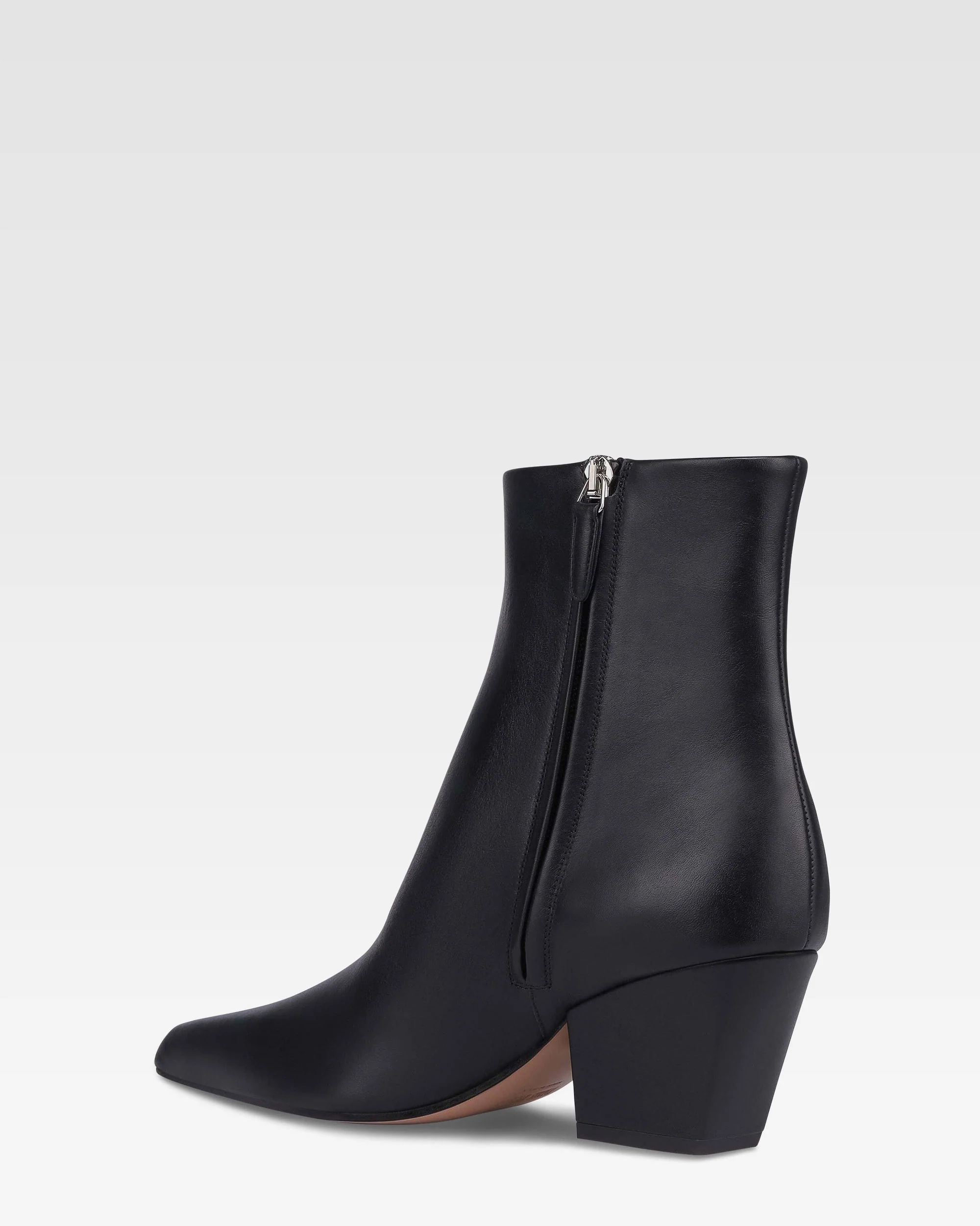 Ankle boots in black calf leather - Image 5