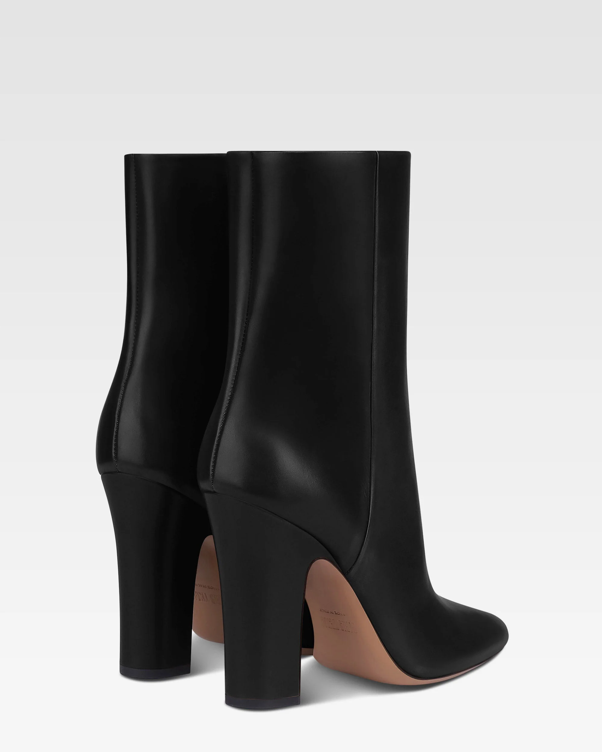 Ankle boots in black calf leather - Image 3