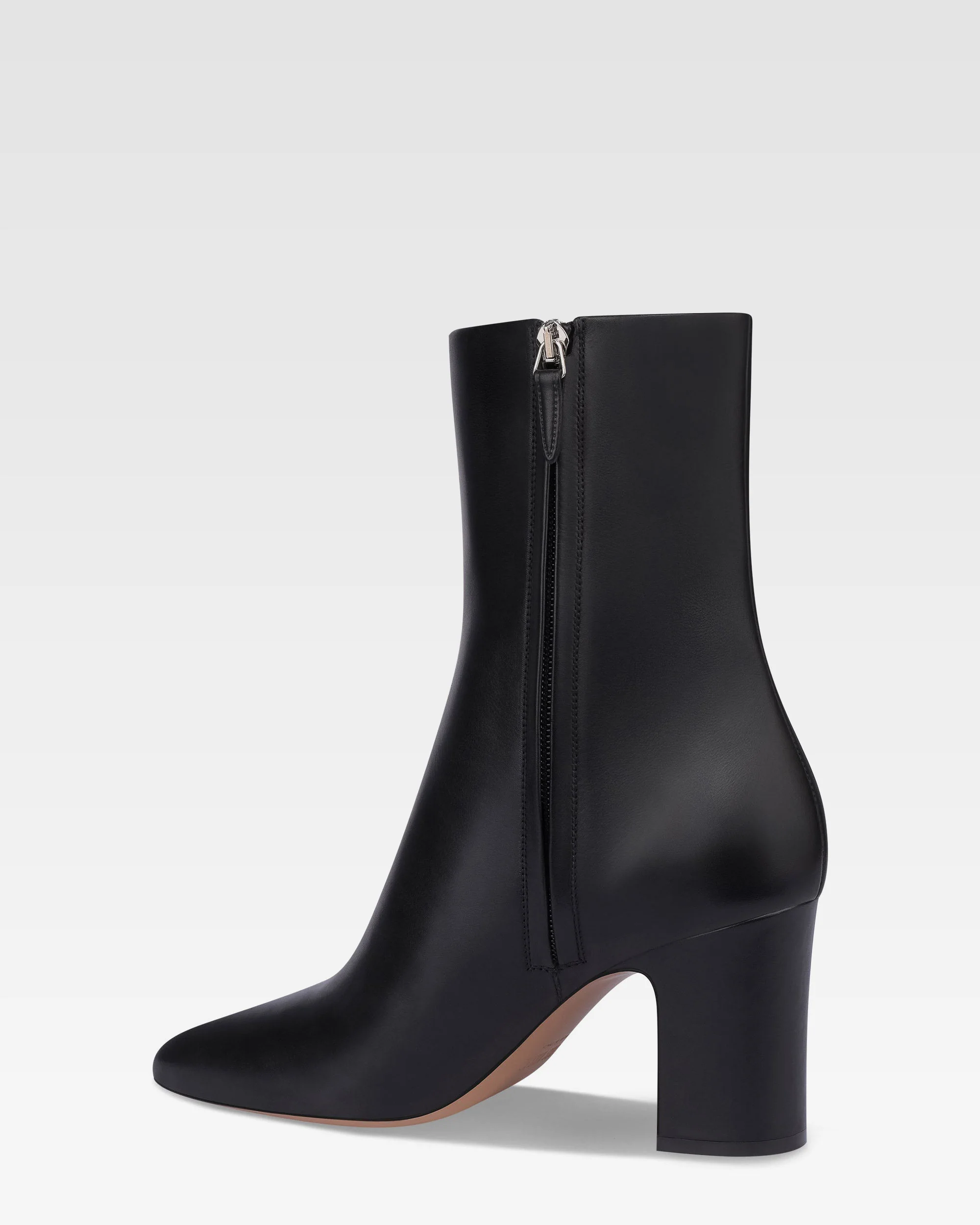Ankle boots in black calf leather - Image 5