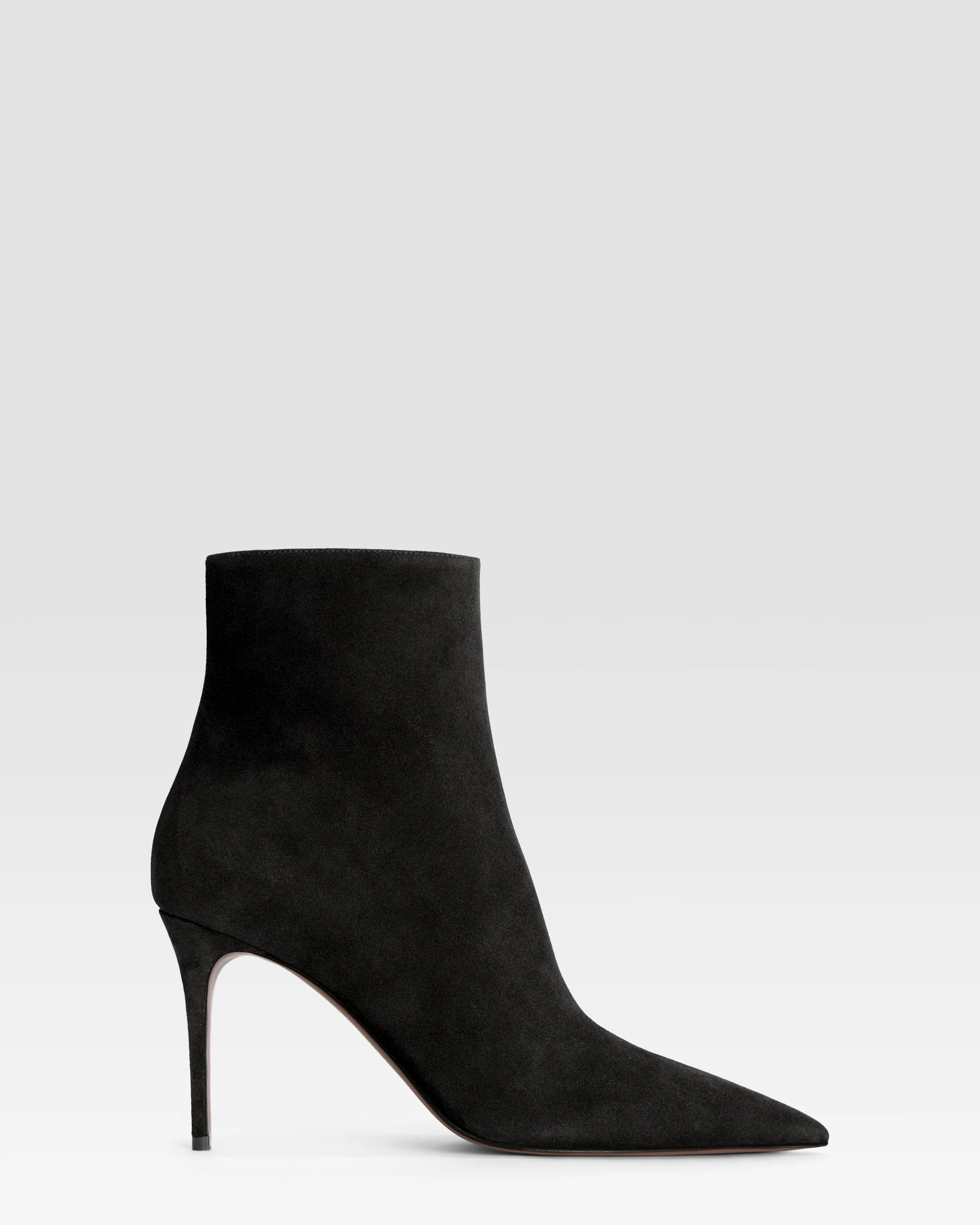 Suede ankle boot