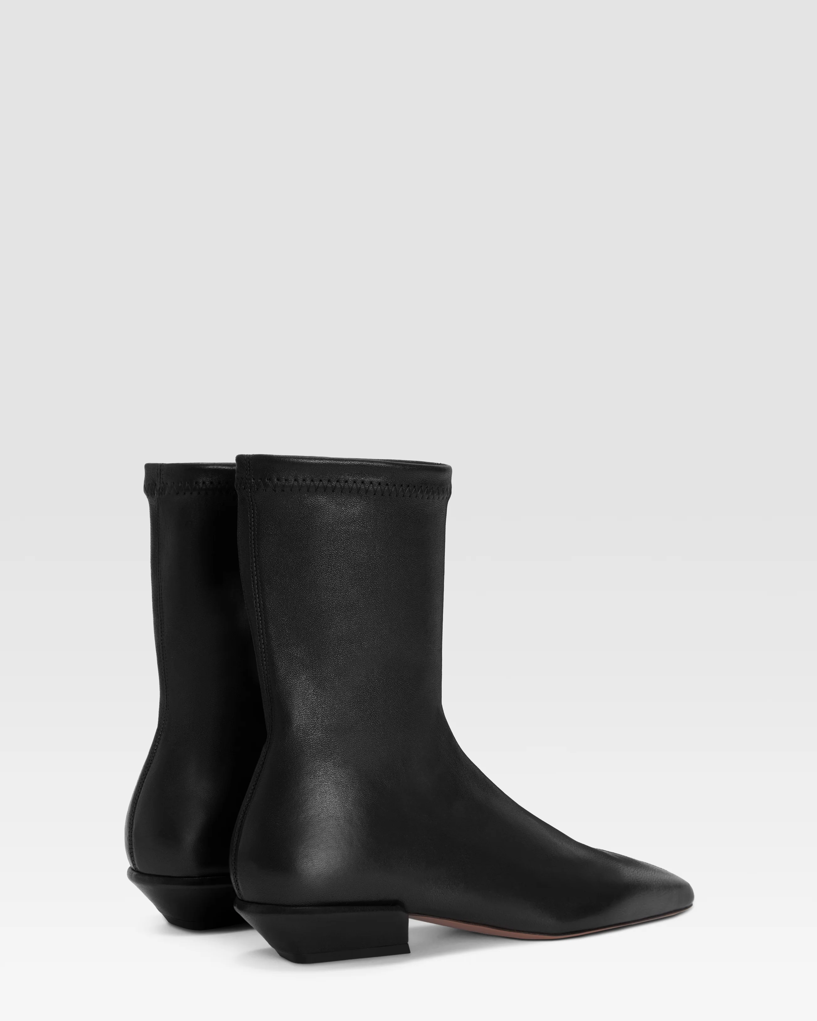 Stretch nappa leather ankle boot - Image 3