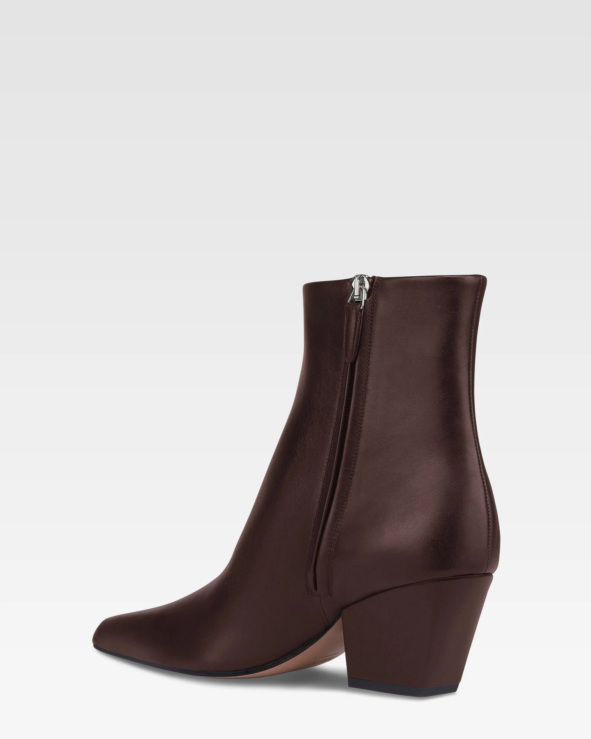 Ankle boots in mocha calf leather - Image 5