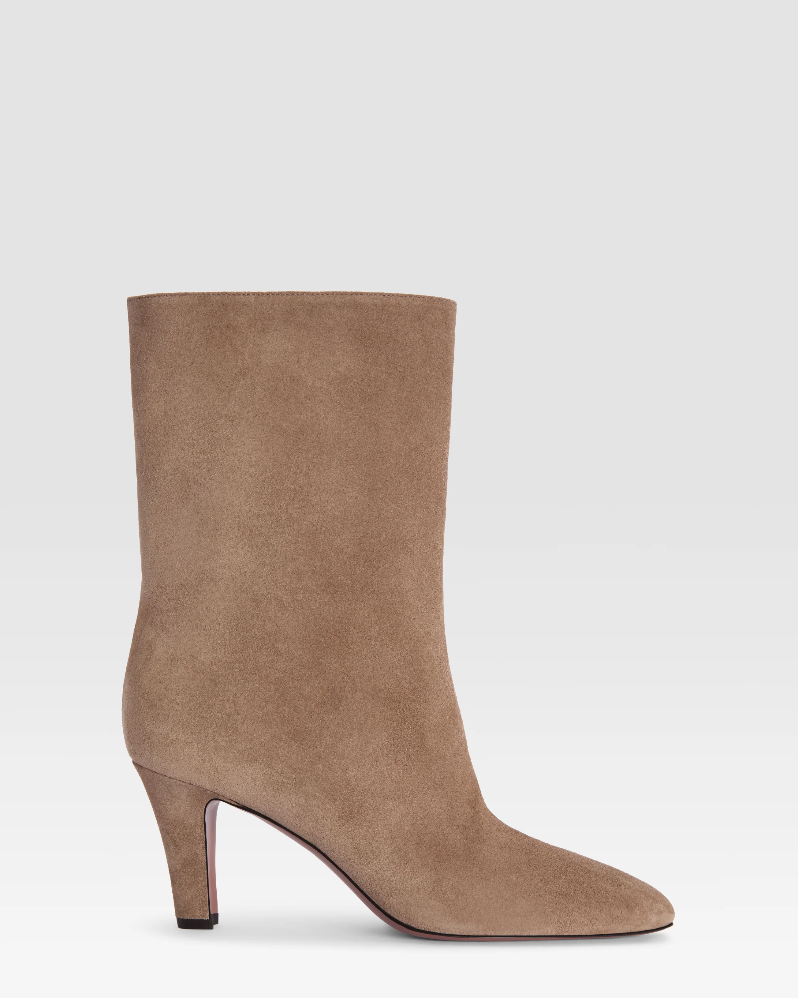 Suede ankle boot