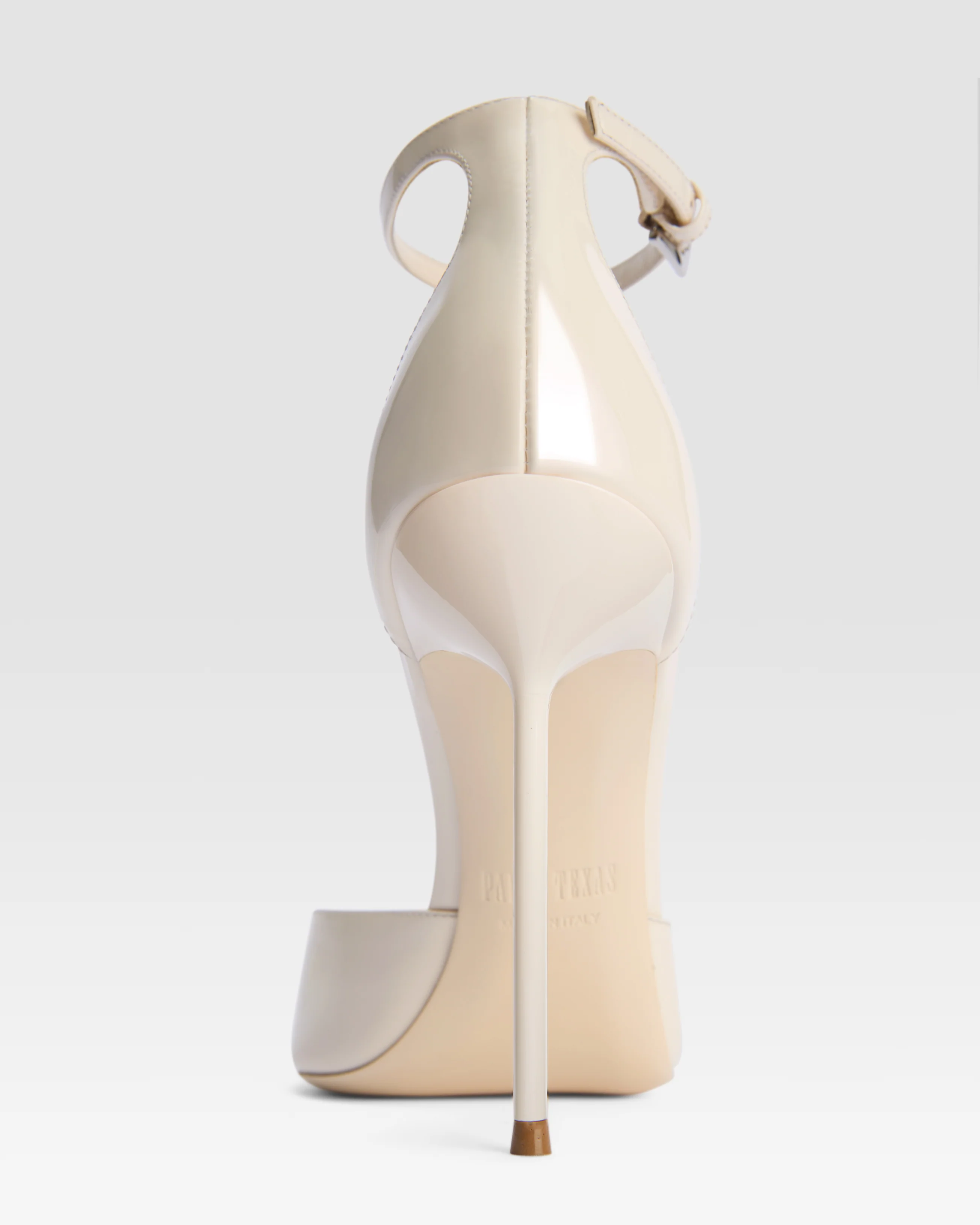 Patent leather pump with ankle strap - Image 4