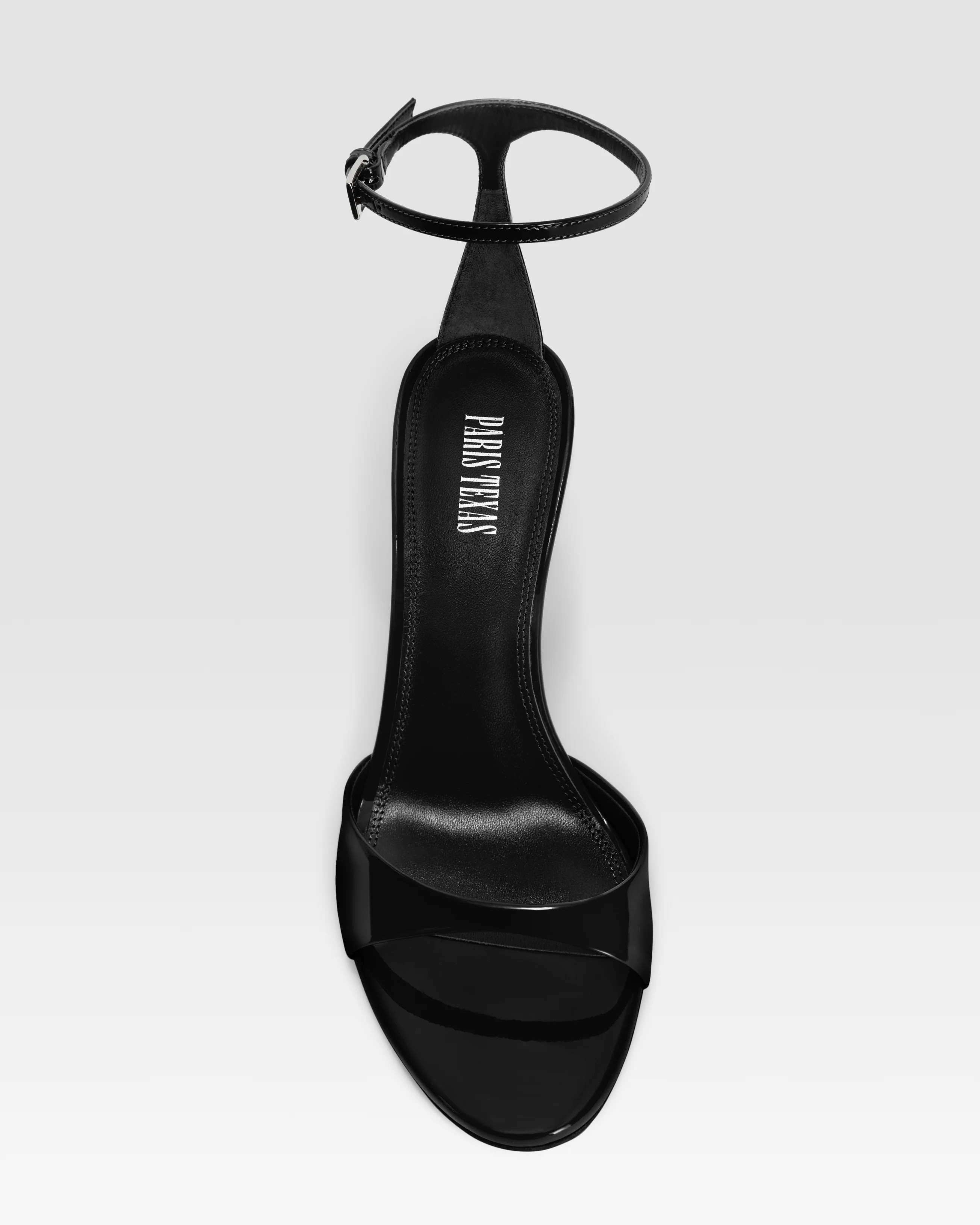 Patent leather sandal with ankle strap - Image 5