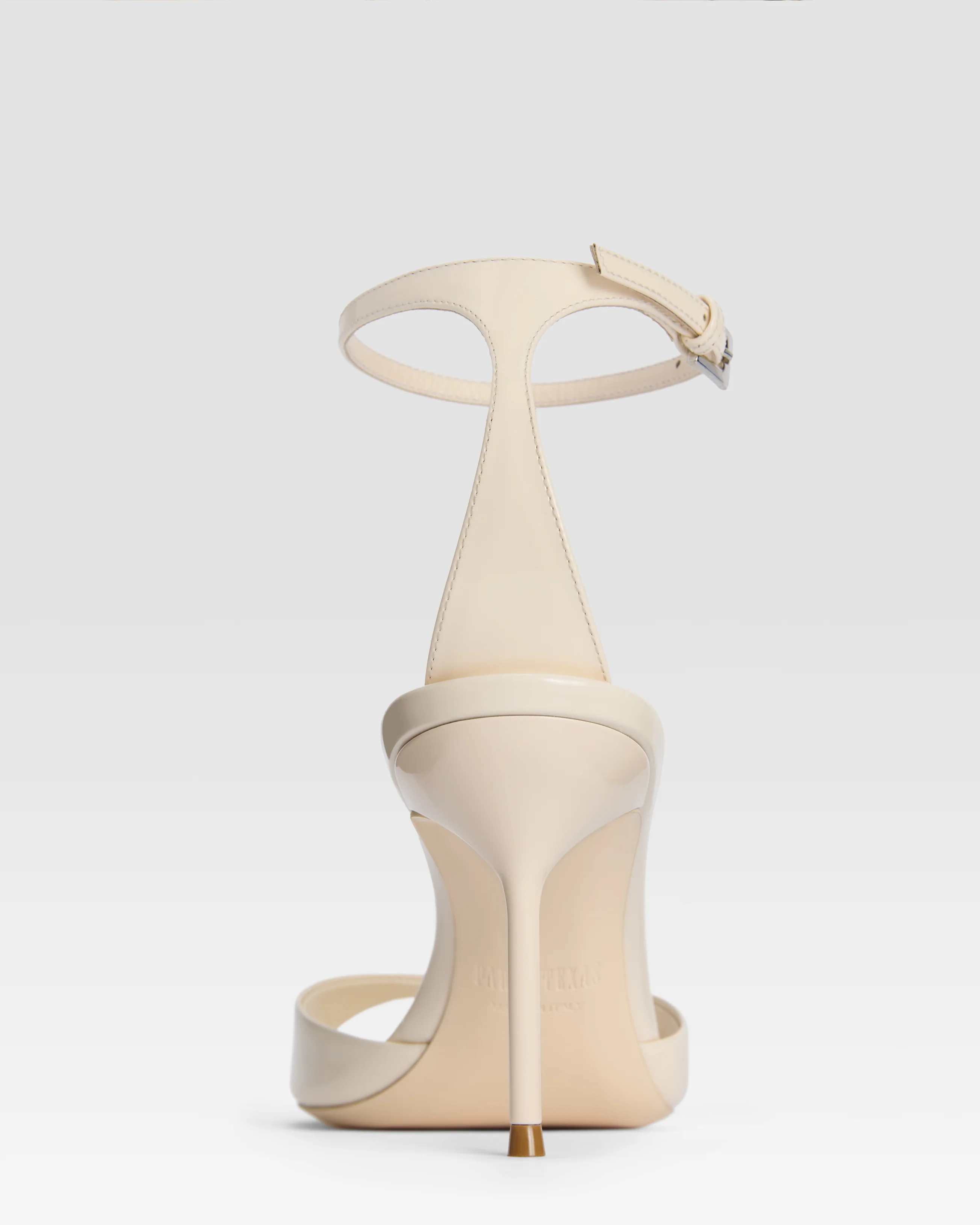 Patent leather sandal with ankle strap - Image 4