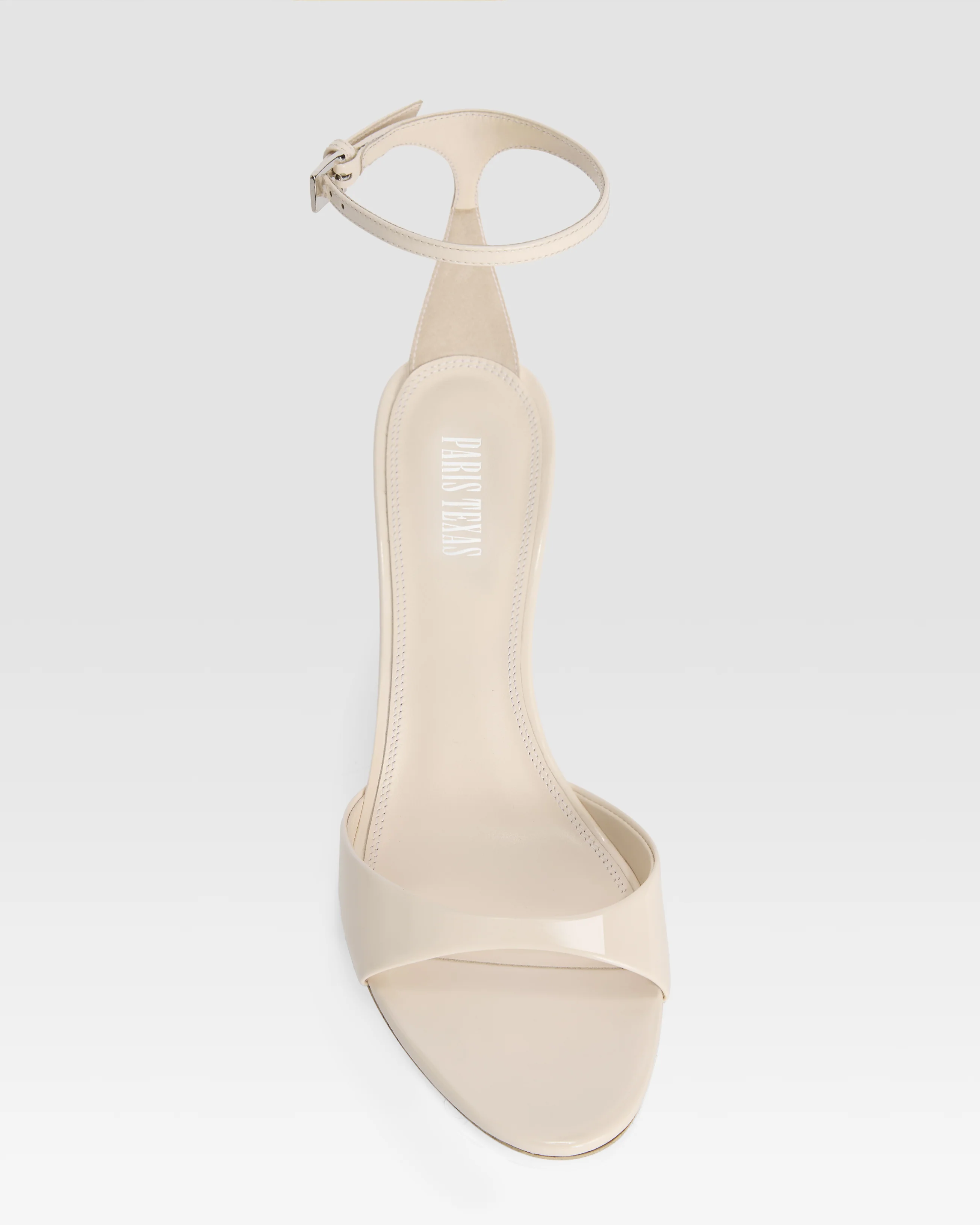 Patent leather sandal with ankle strap - Image 5