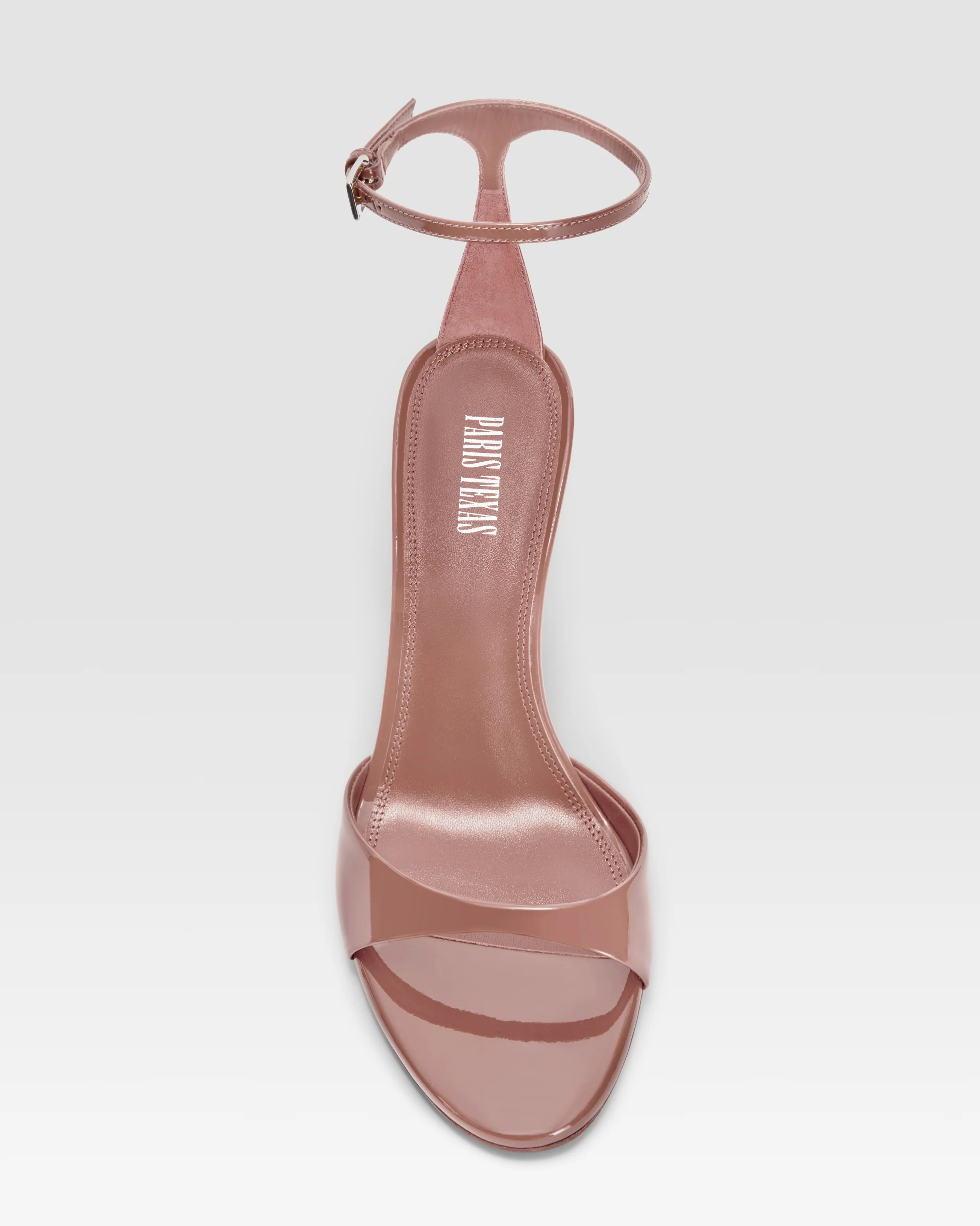 Patent leather sandal with ankle strap - Image 5