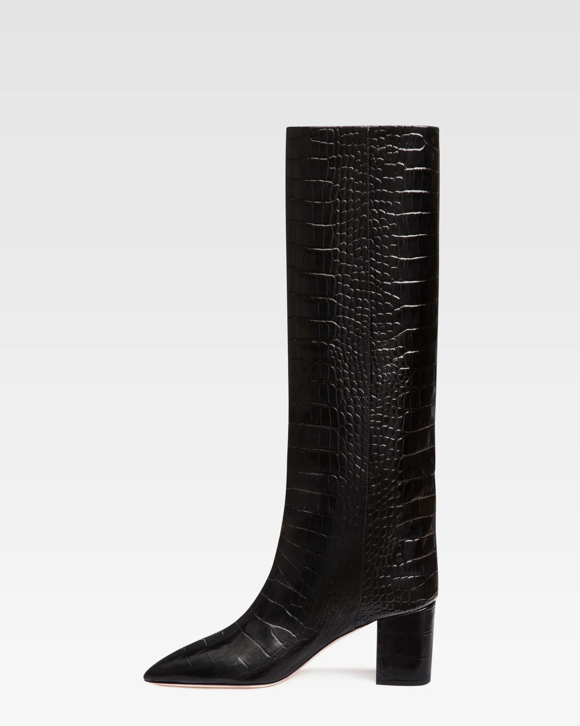 Carbon embossed leather boot - Image 3