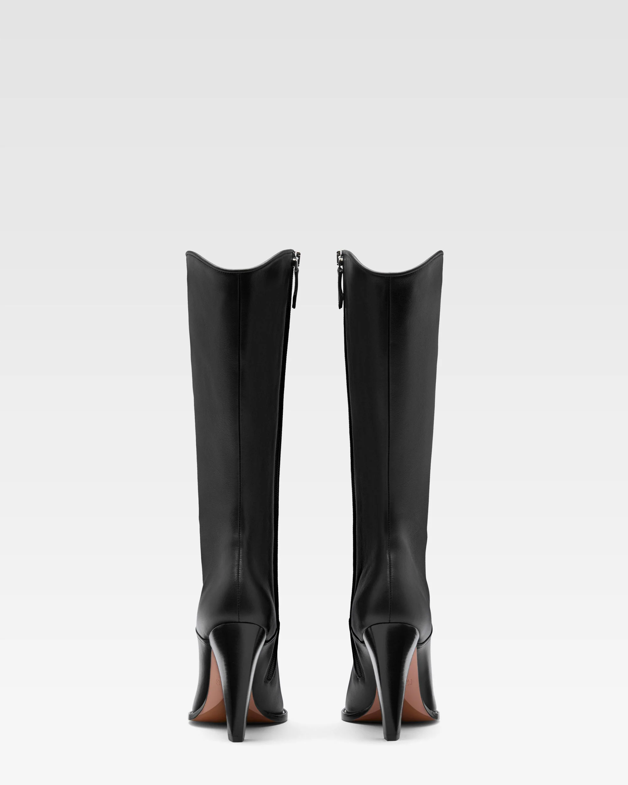 Black leather boot - Image 4
