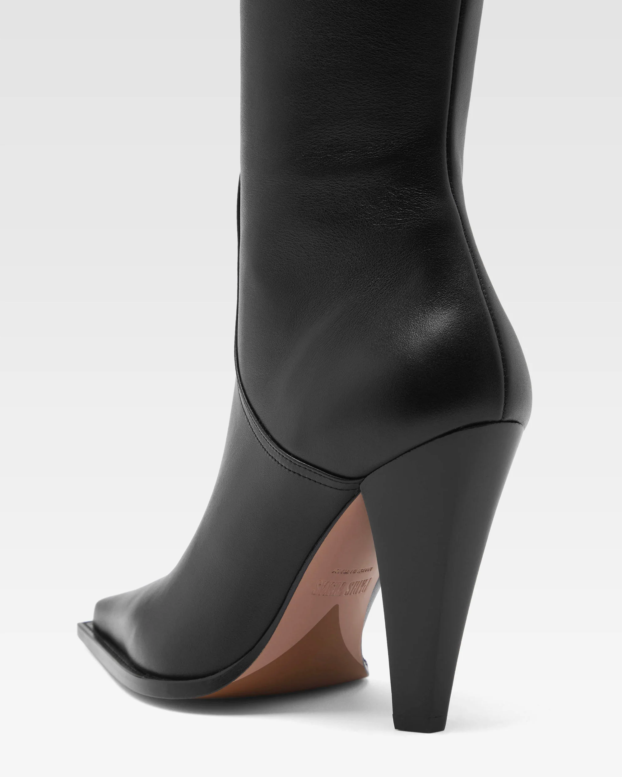 Black leather boot - Image 5