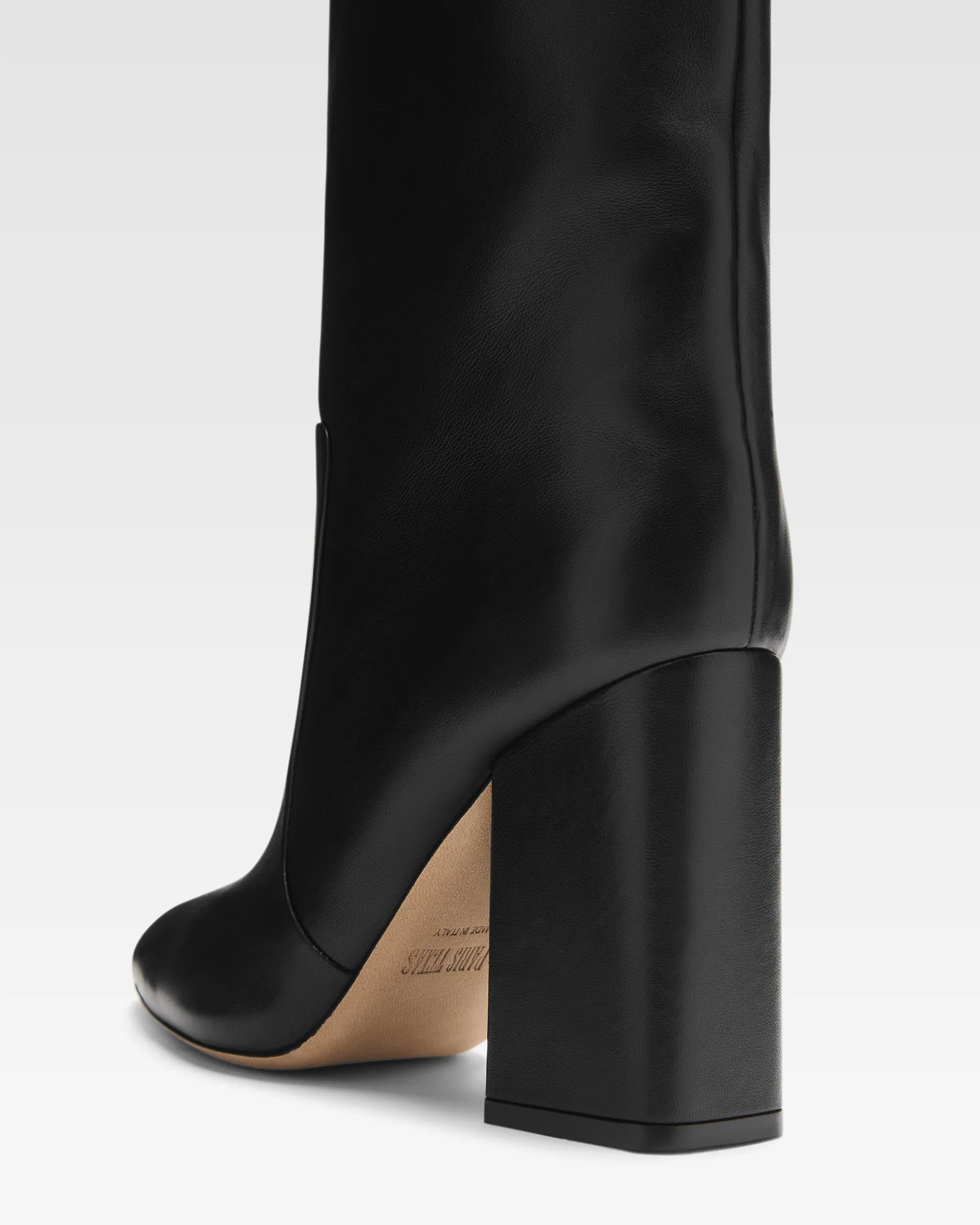 Black nappa leather boots - Image 5