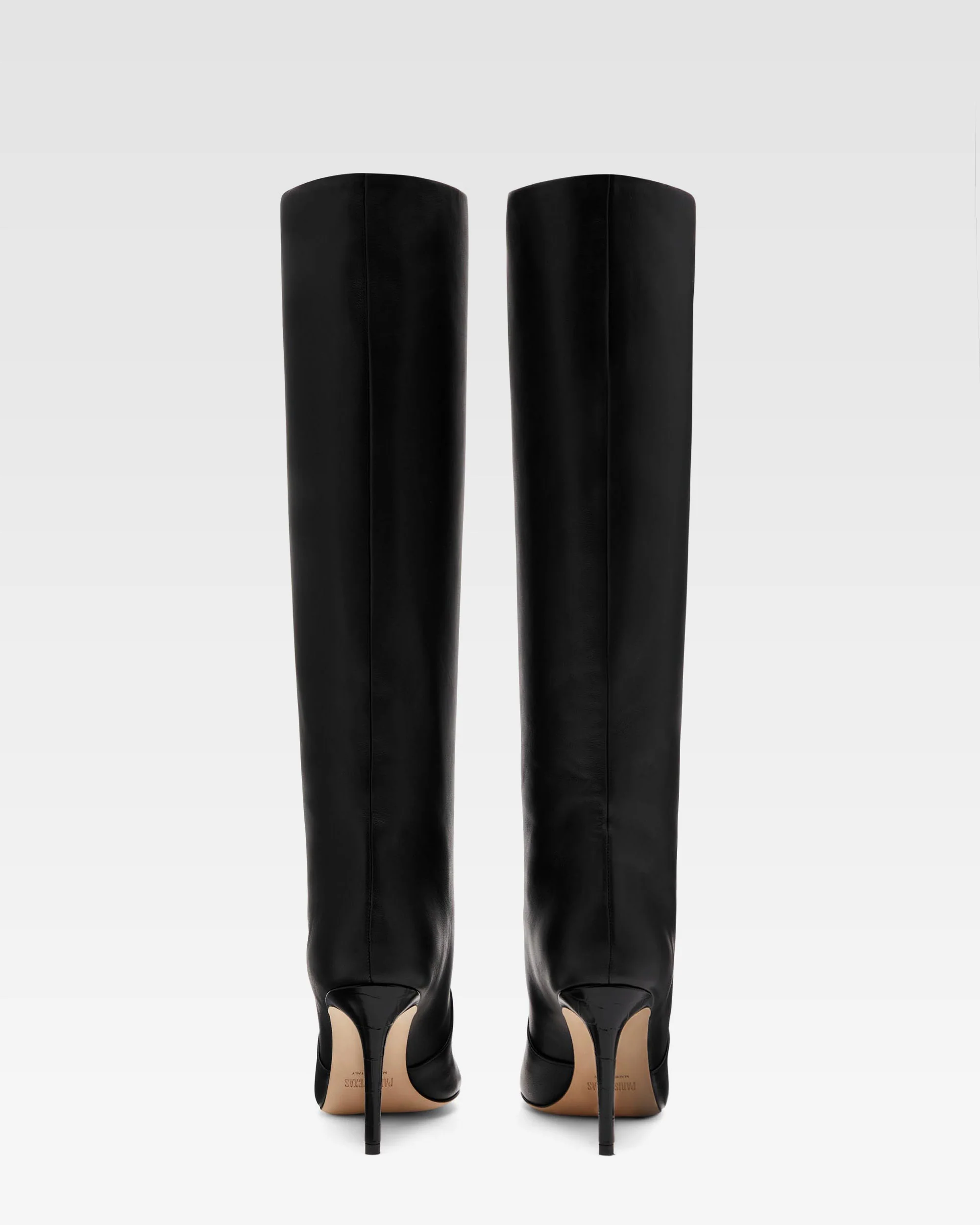 Black nappa leather heel 85 boots - Image 4