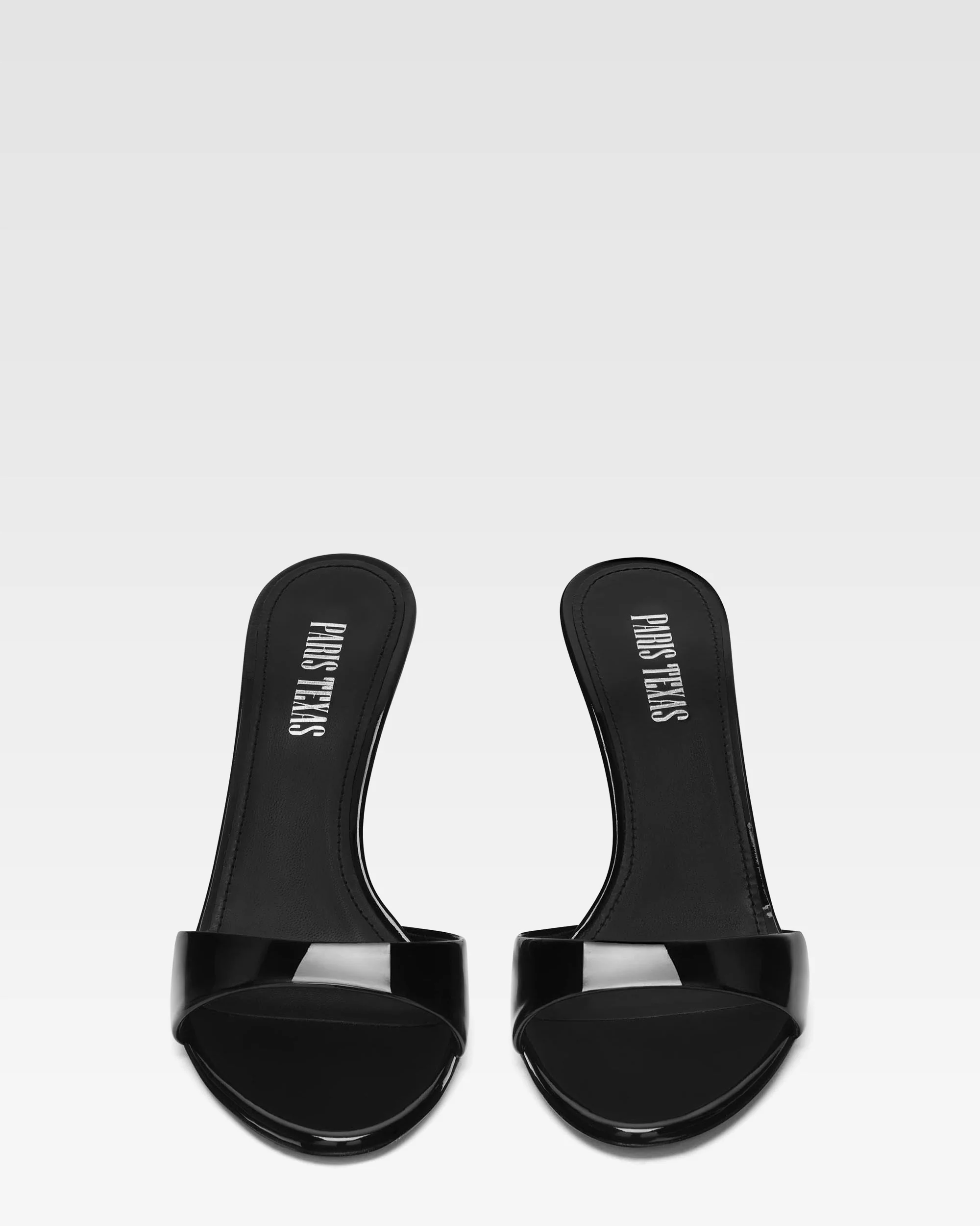 Black patent leather mule - Image 3