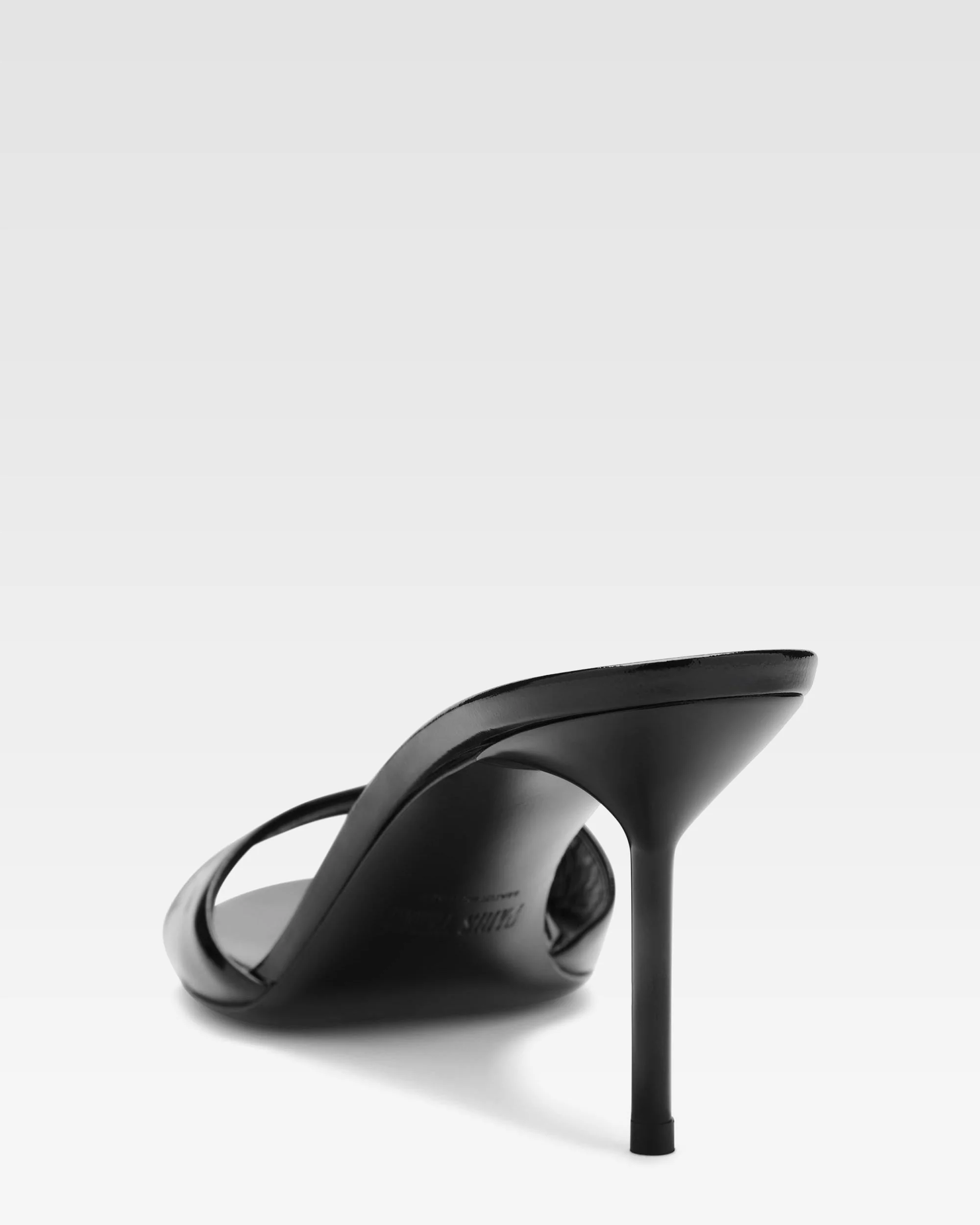 Black patent leather mule - Image 5