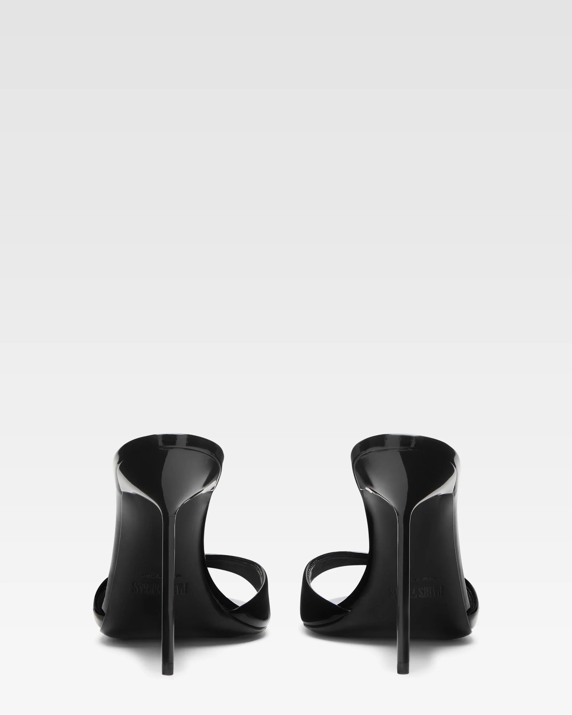 Black patent leather mule - Image 4