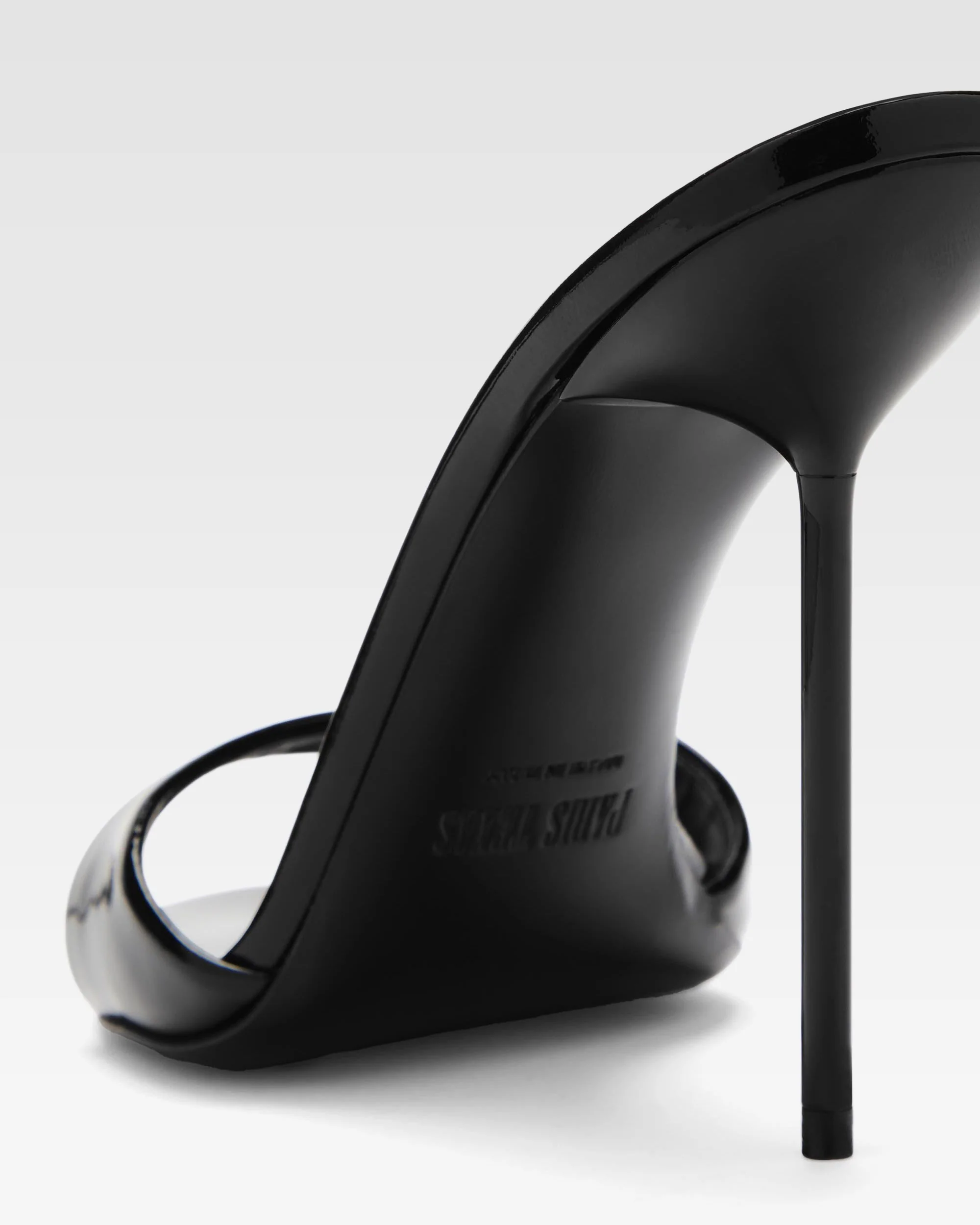 Black patent leather mule - Image 5
