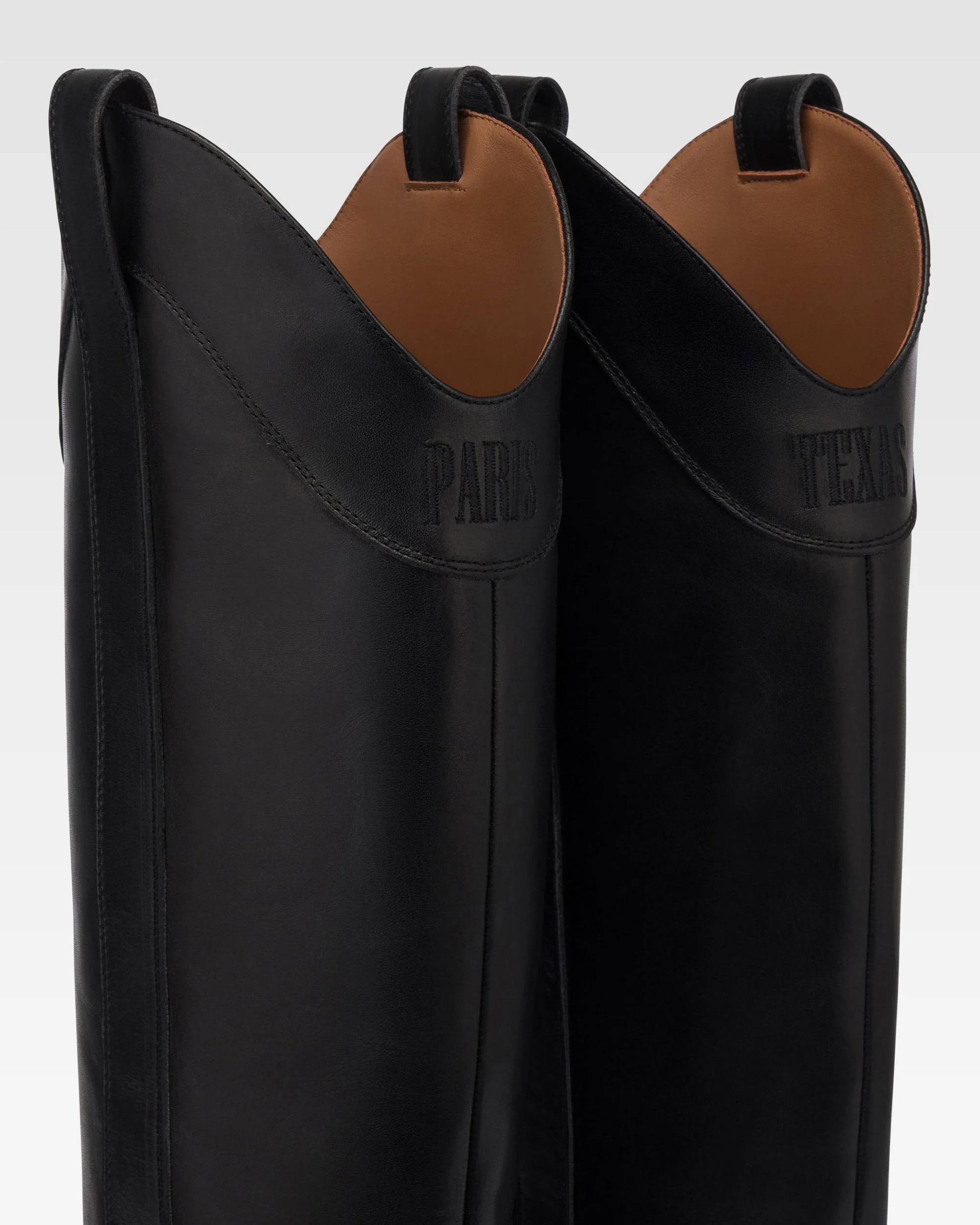 Boots in black calf leather. - Image 5