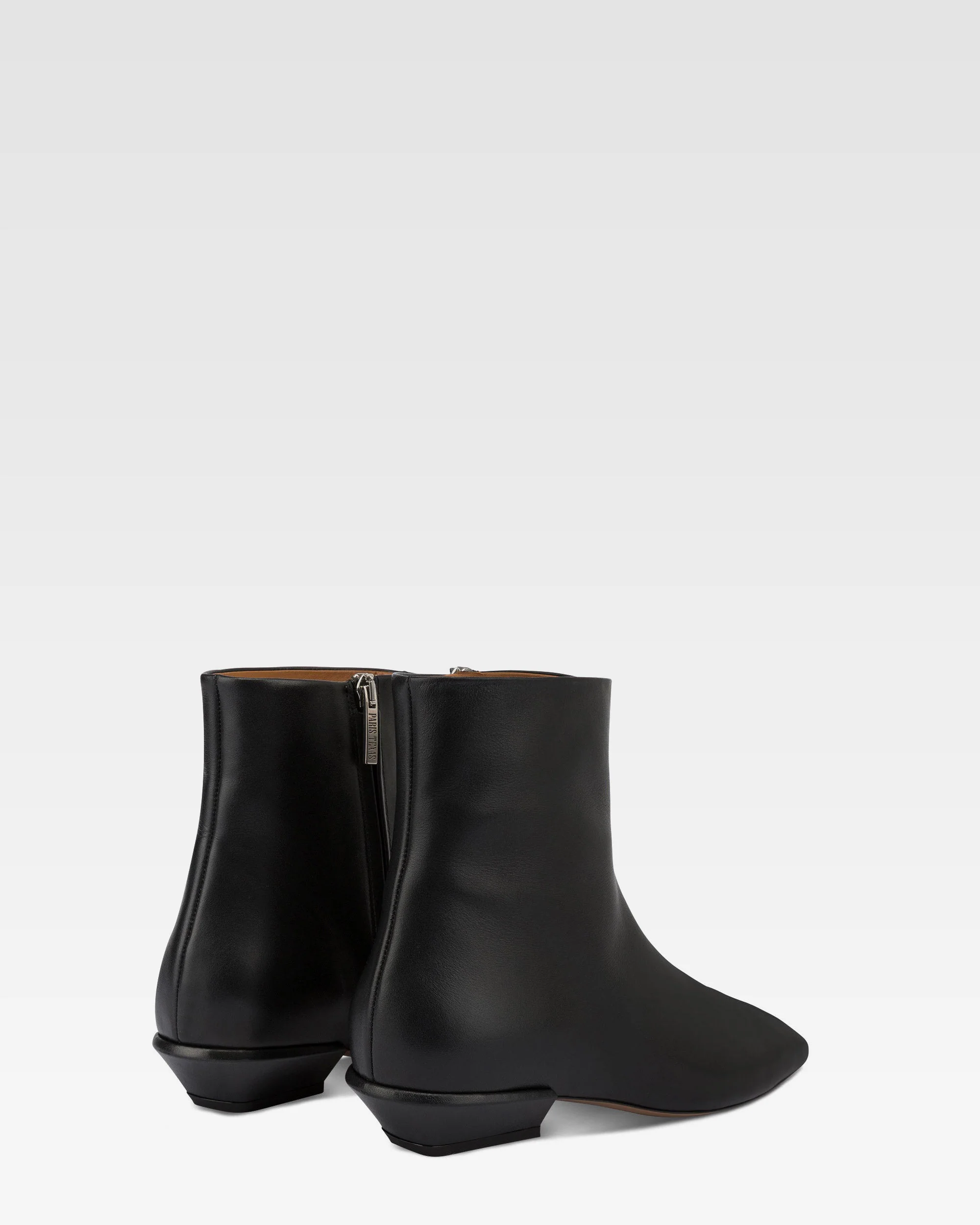 Boots in black leather - Image 3