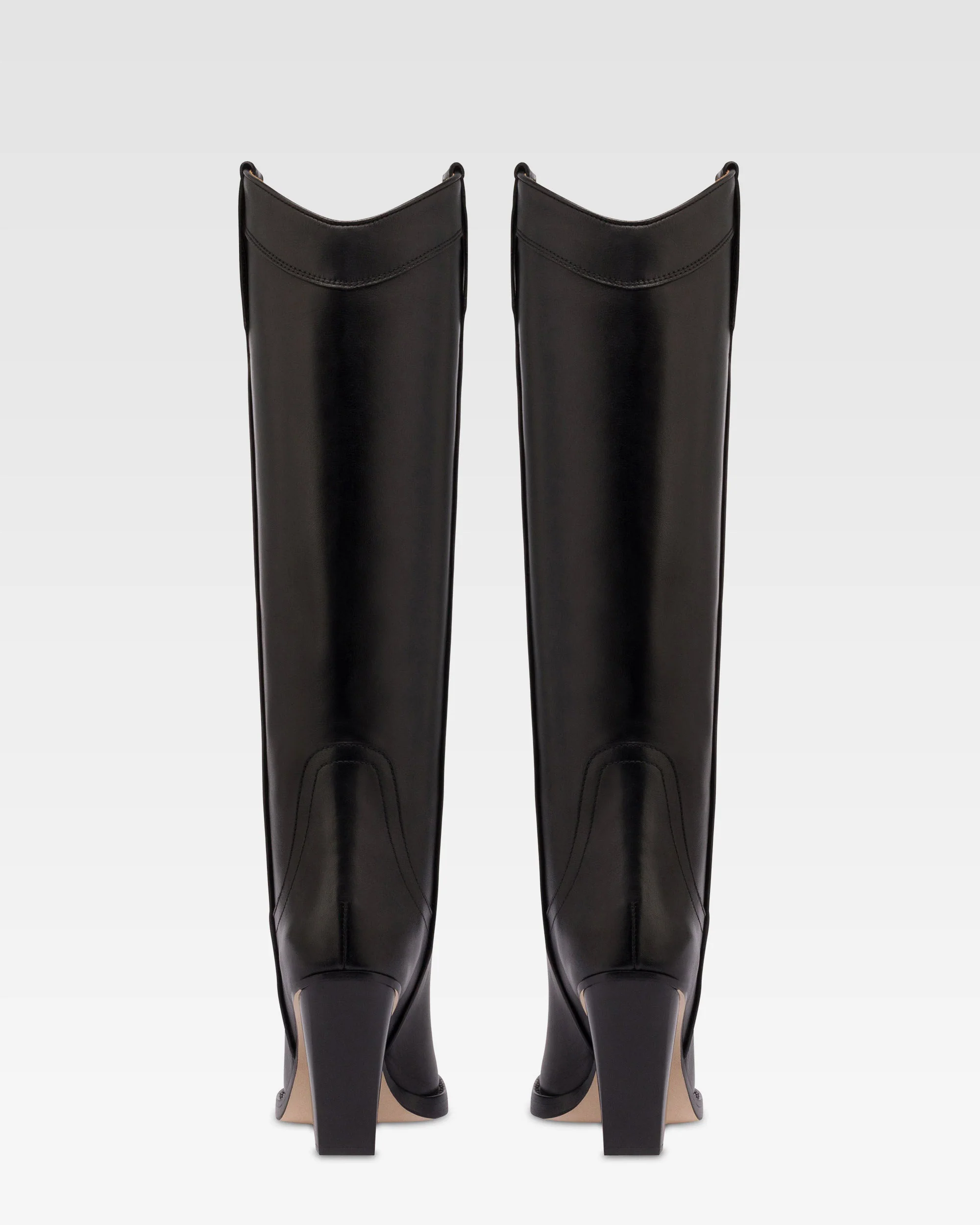 Boots in black leather - Image 4
