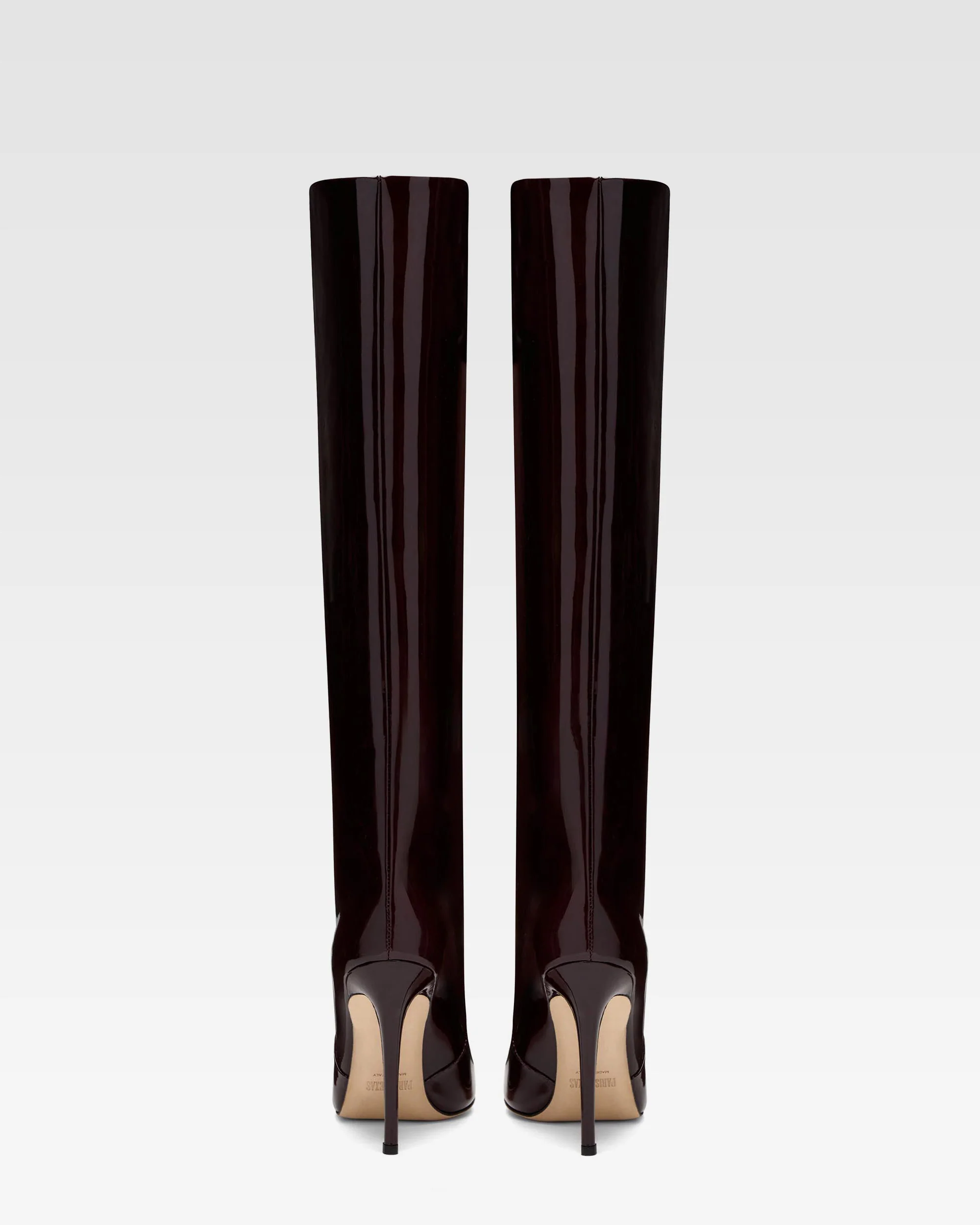 Boots in bordeaux patent - Image 4
