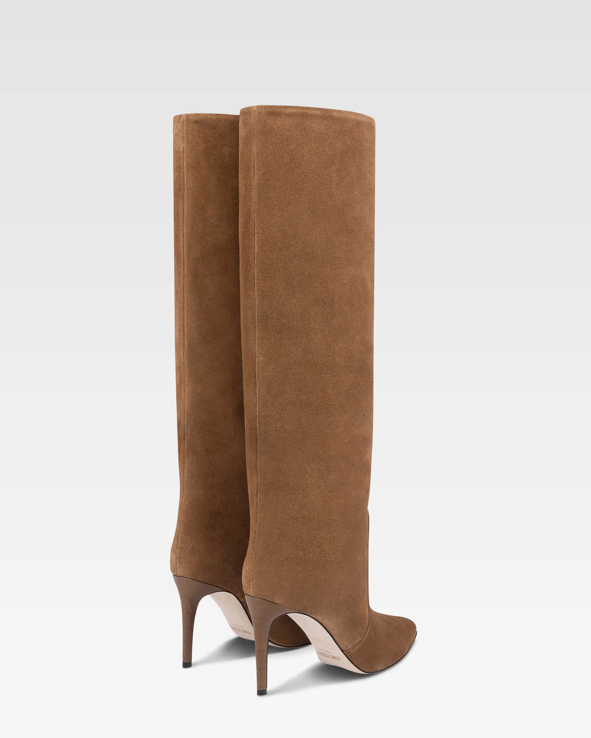 Boots in brown calf suede leather - Image 3