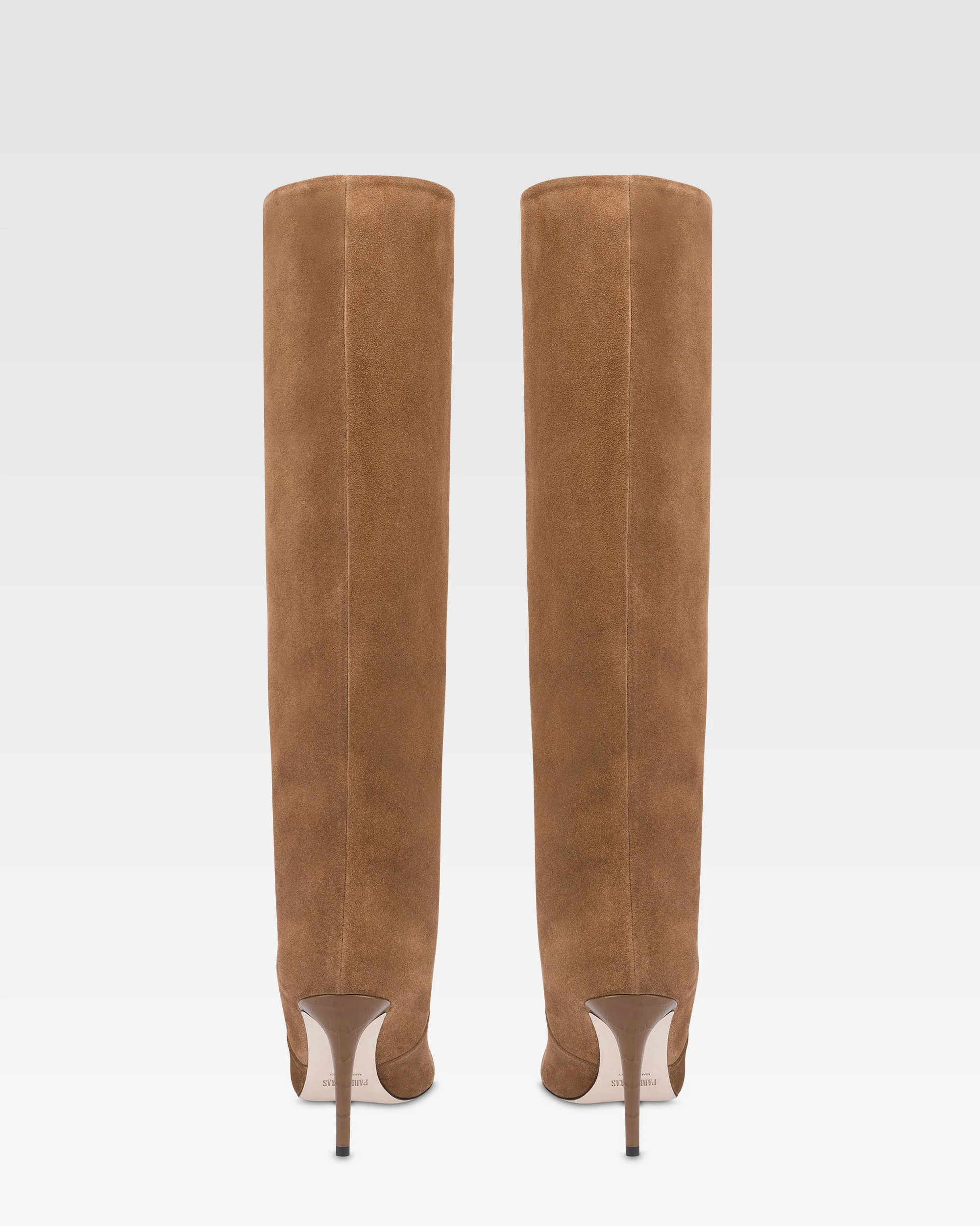 Boots in brown calf suede leather - Image 4