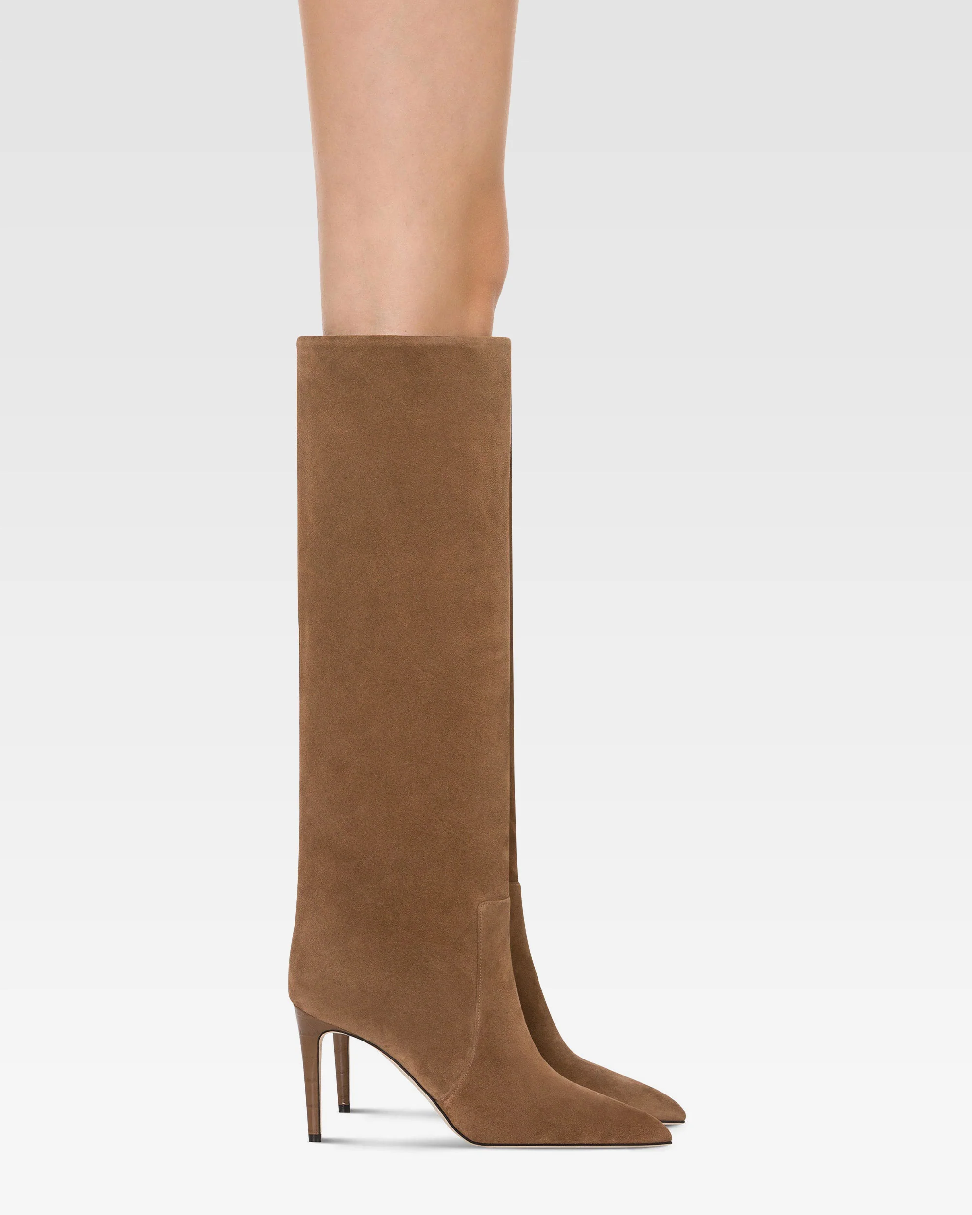 Boots in brown calf suede leather - Image 6