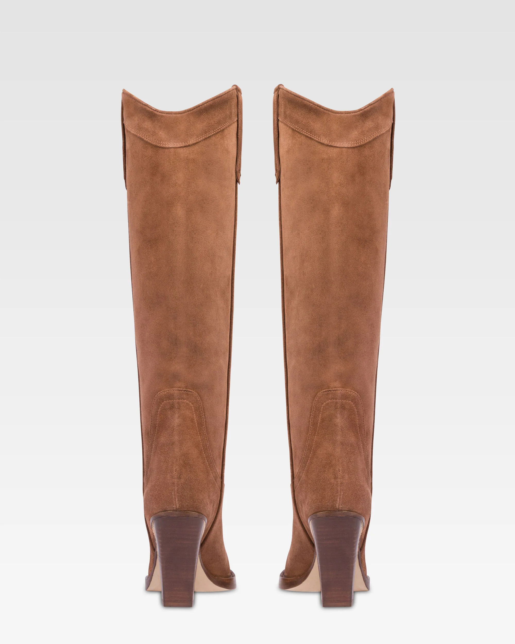 Boots in brown velour - Image 4