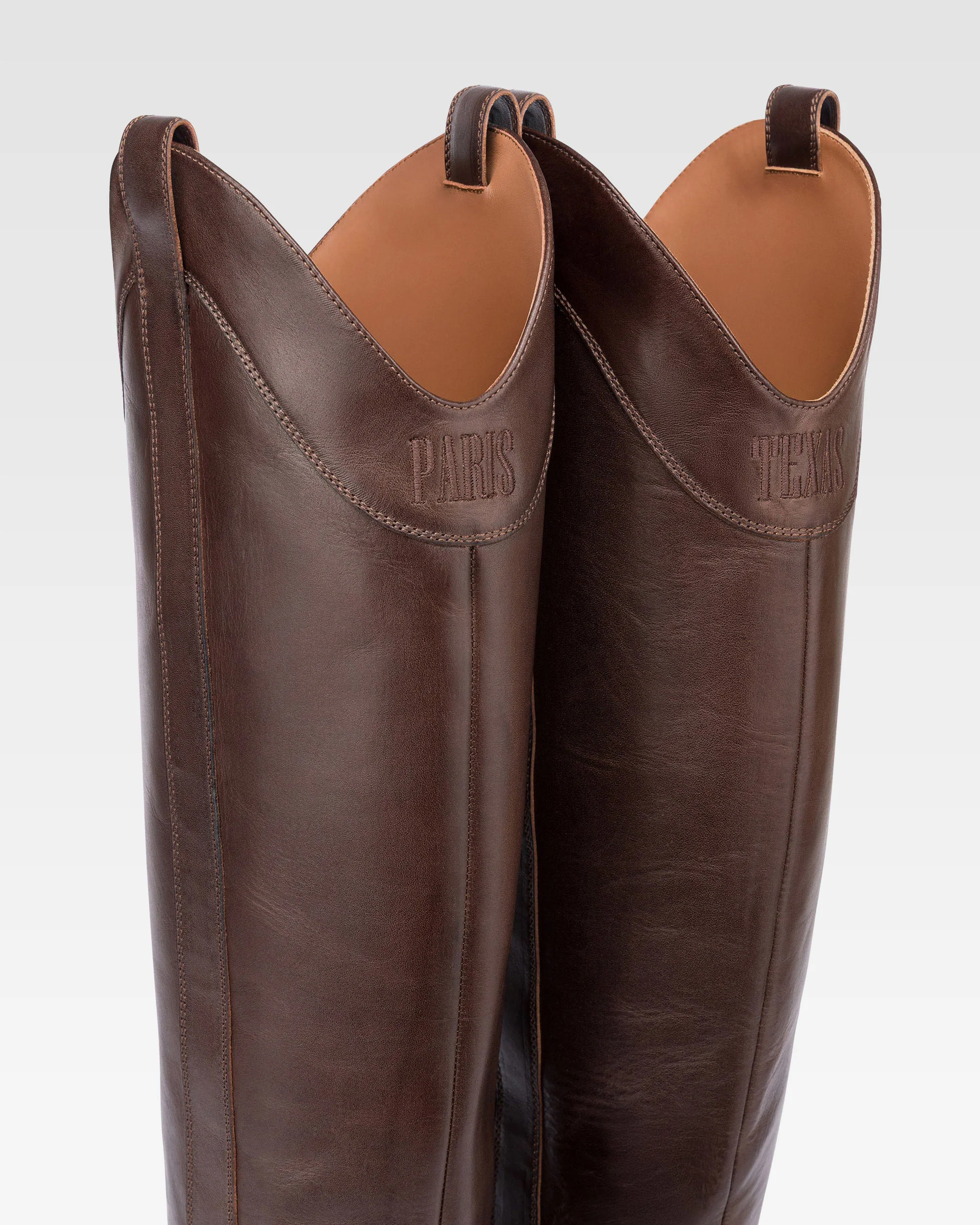 Boots in ebony calf leather. - Image 5