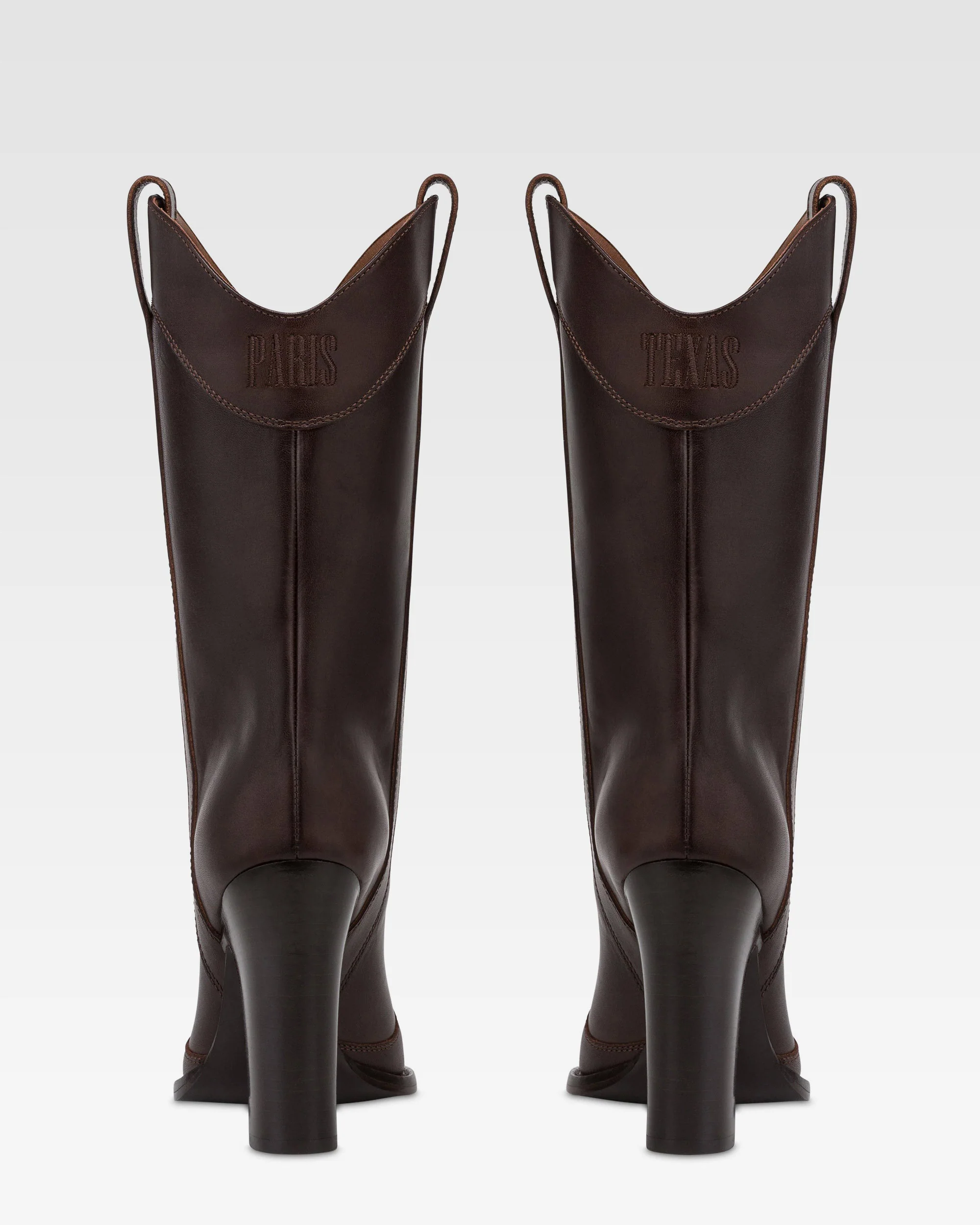Boots in ebony calf leather. - Image 4