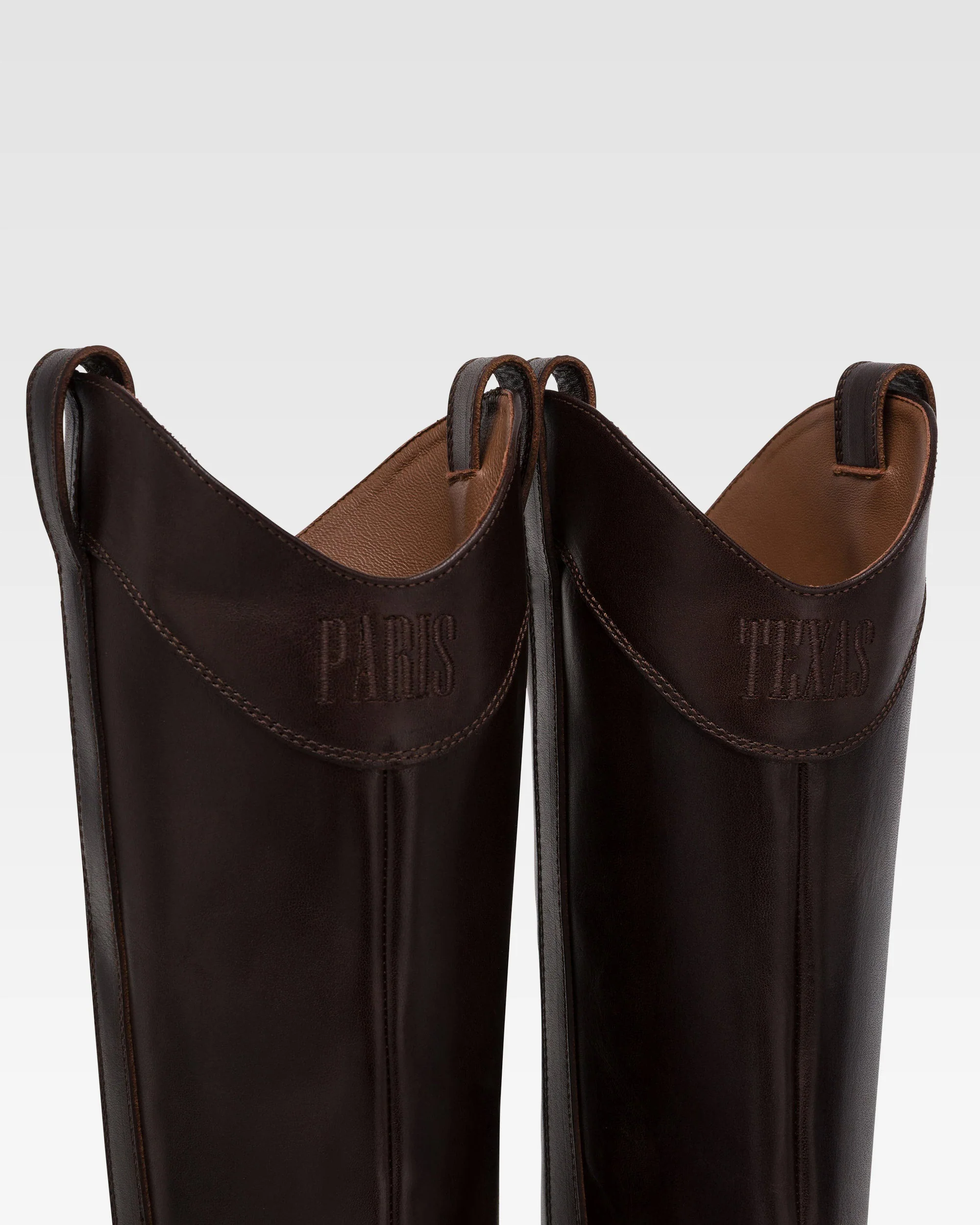 Boots in ebony calf leather. - Image 5
