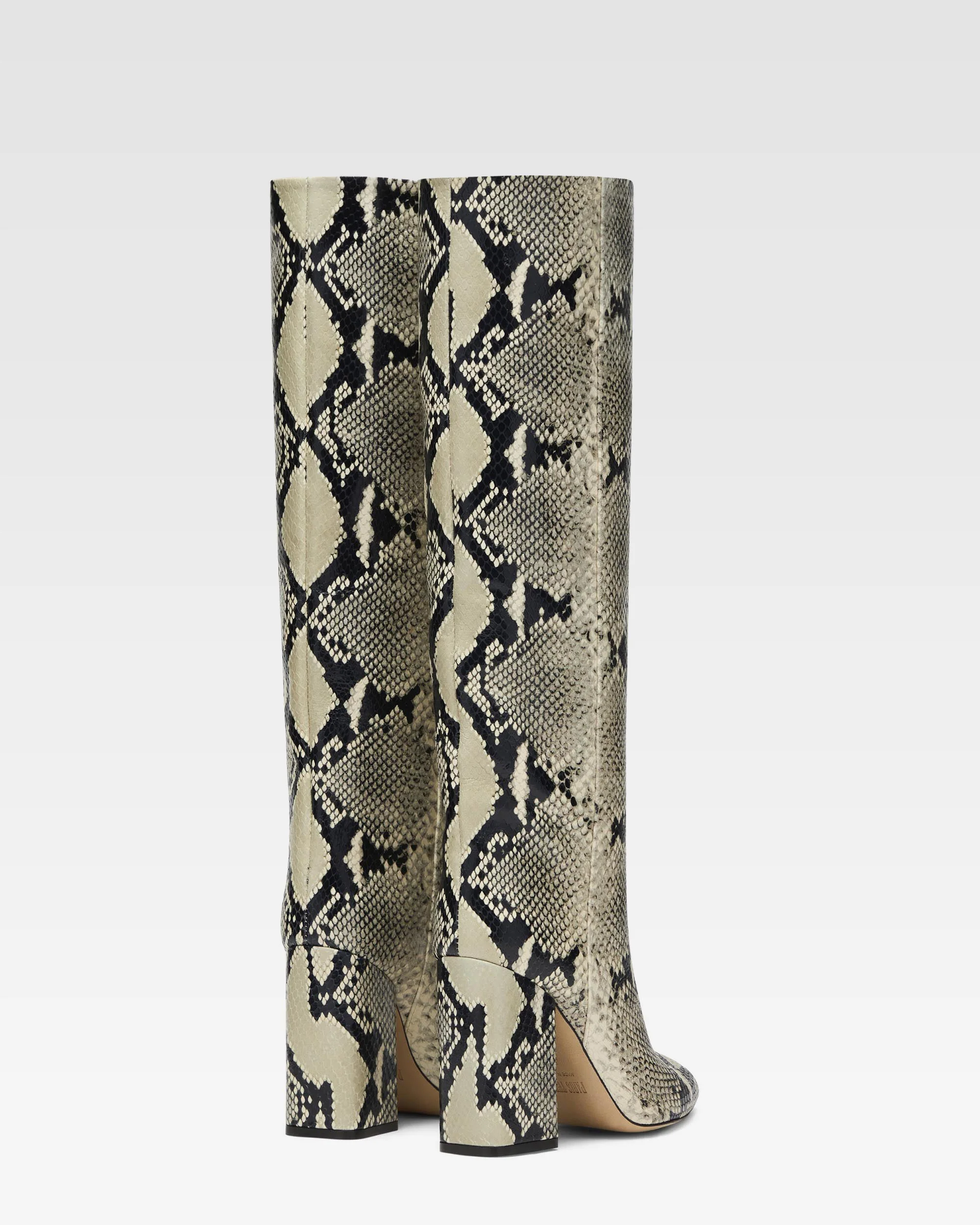 Boots in grey printed python - Image 3