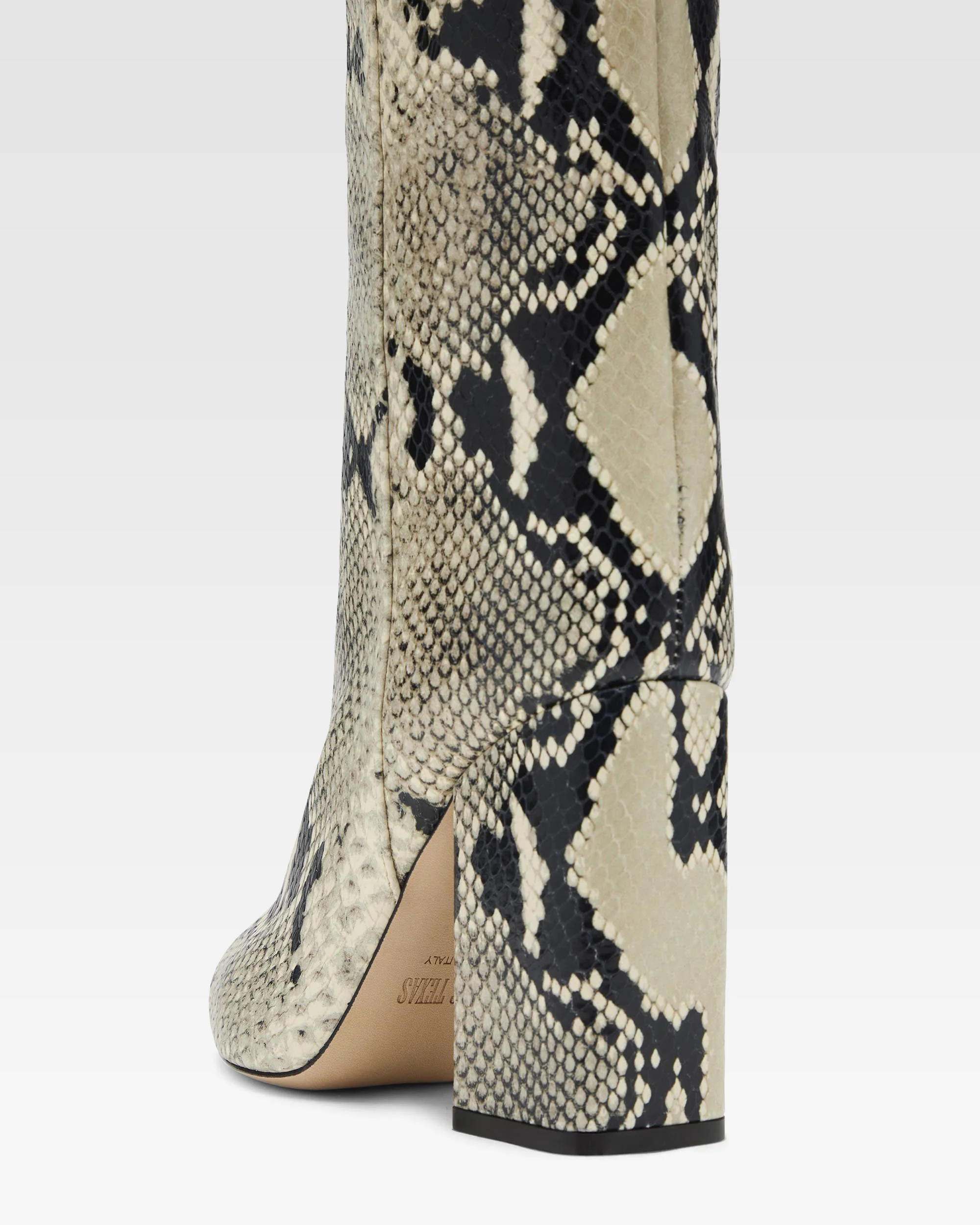 Boots in grey printed python - Image 5