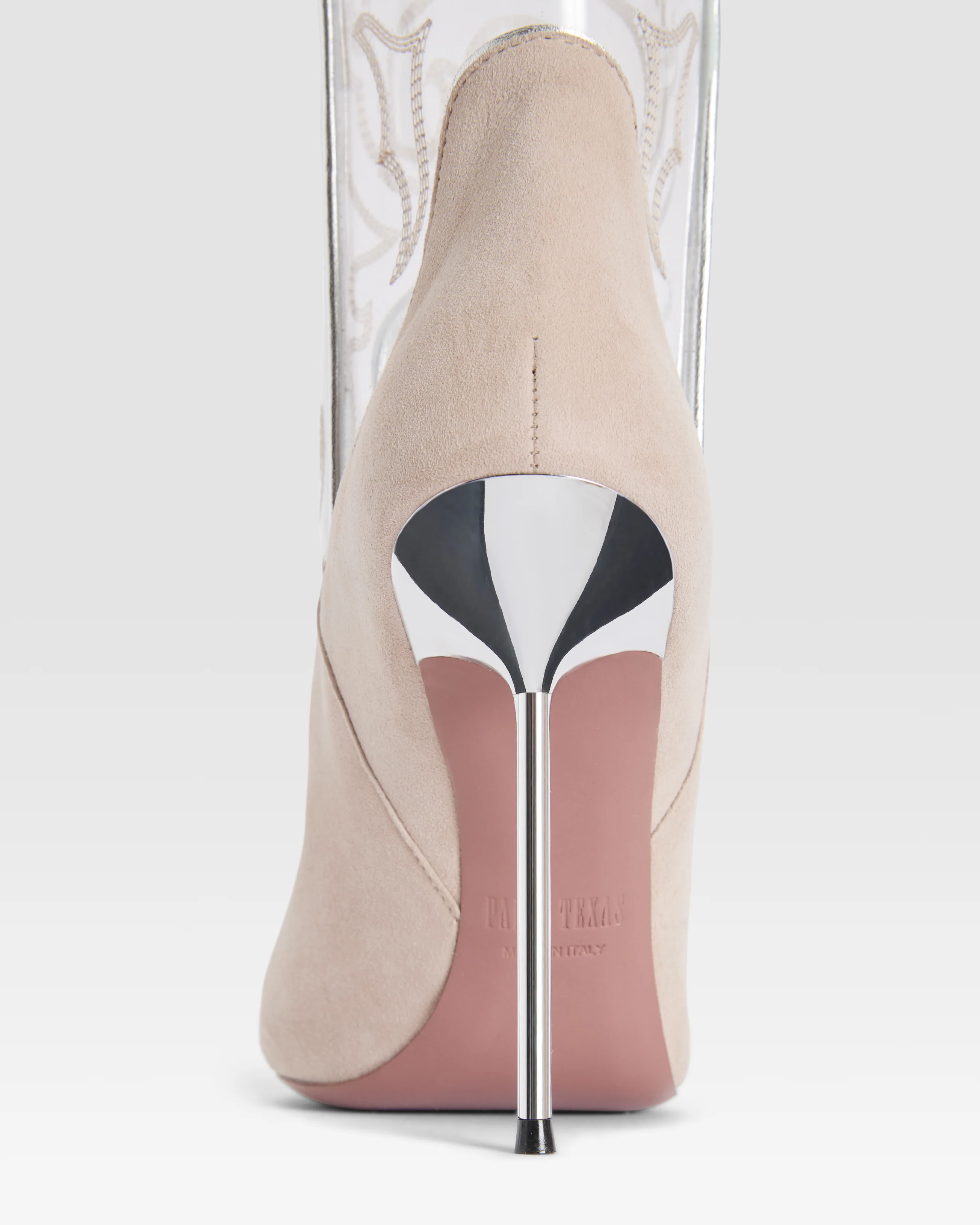Suede and PVC boot - Image 3
