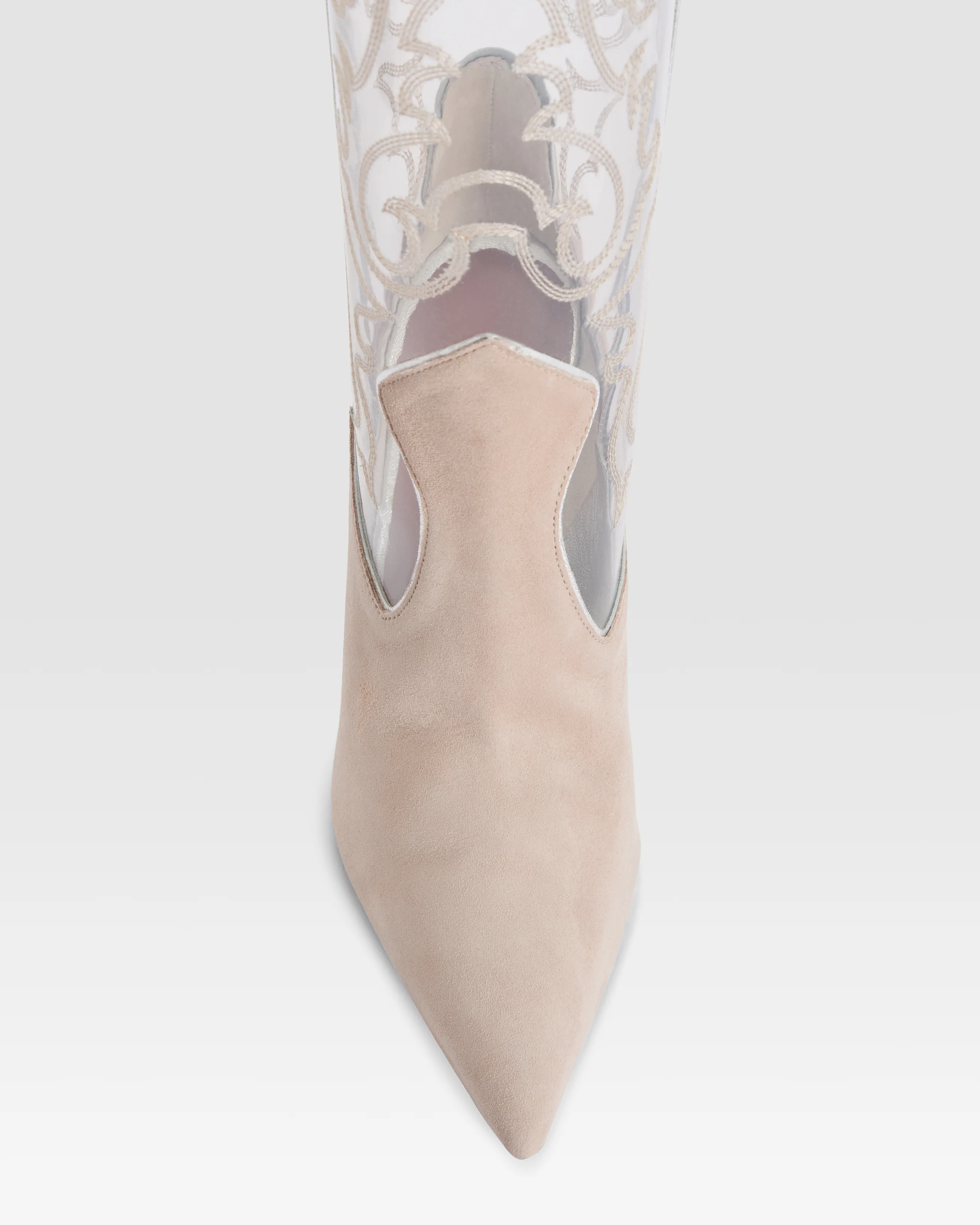 Suede and PVC boot - Image 4