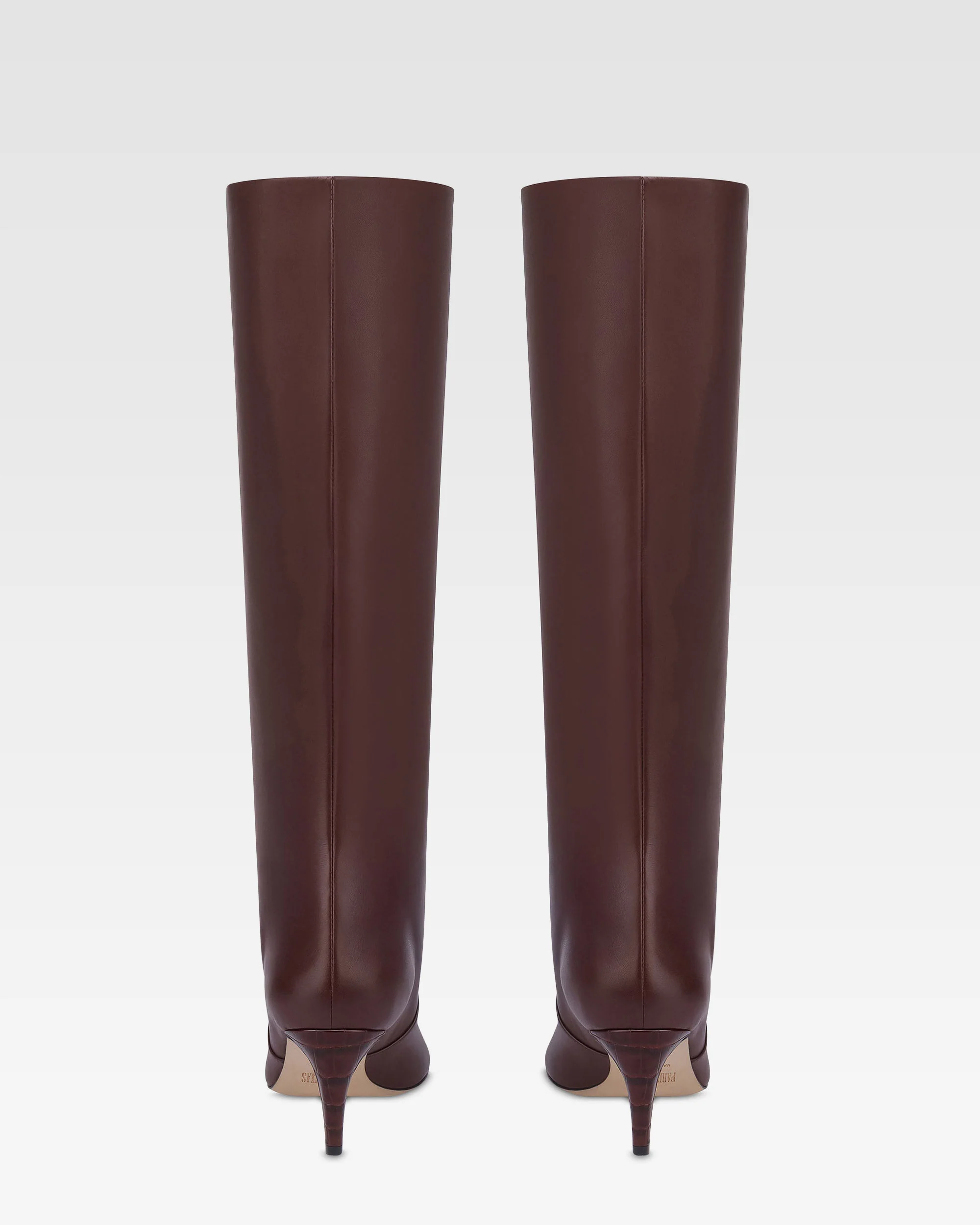 Boots in rouge noir leather - Image 4