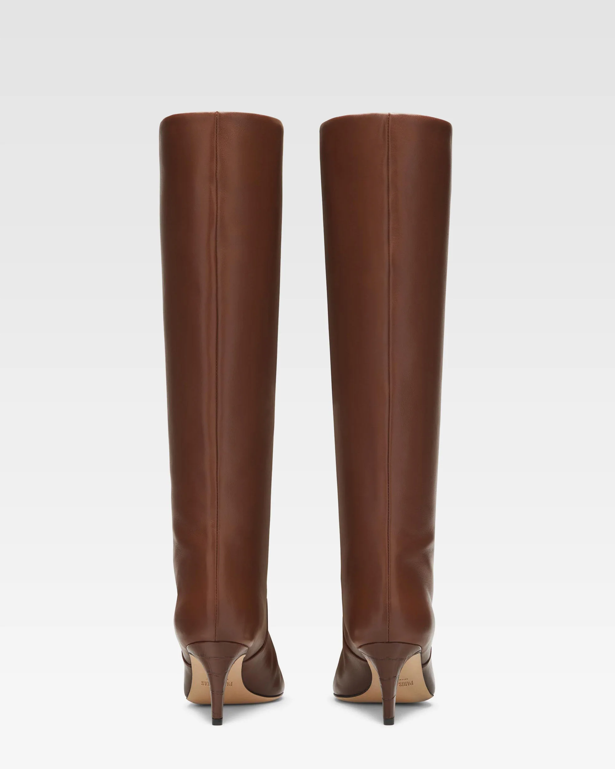 Brown nappa leather heel 60 boots - Image 4