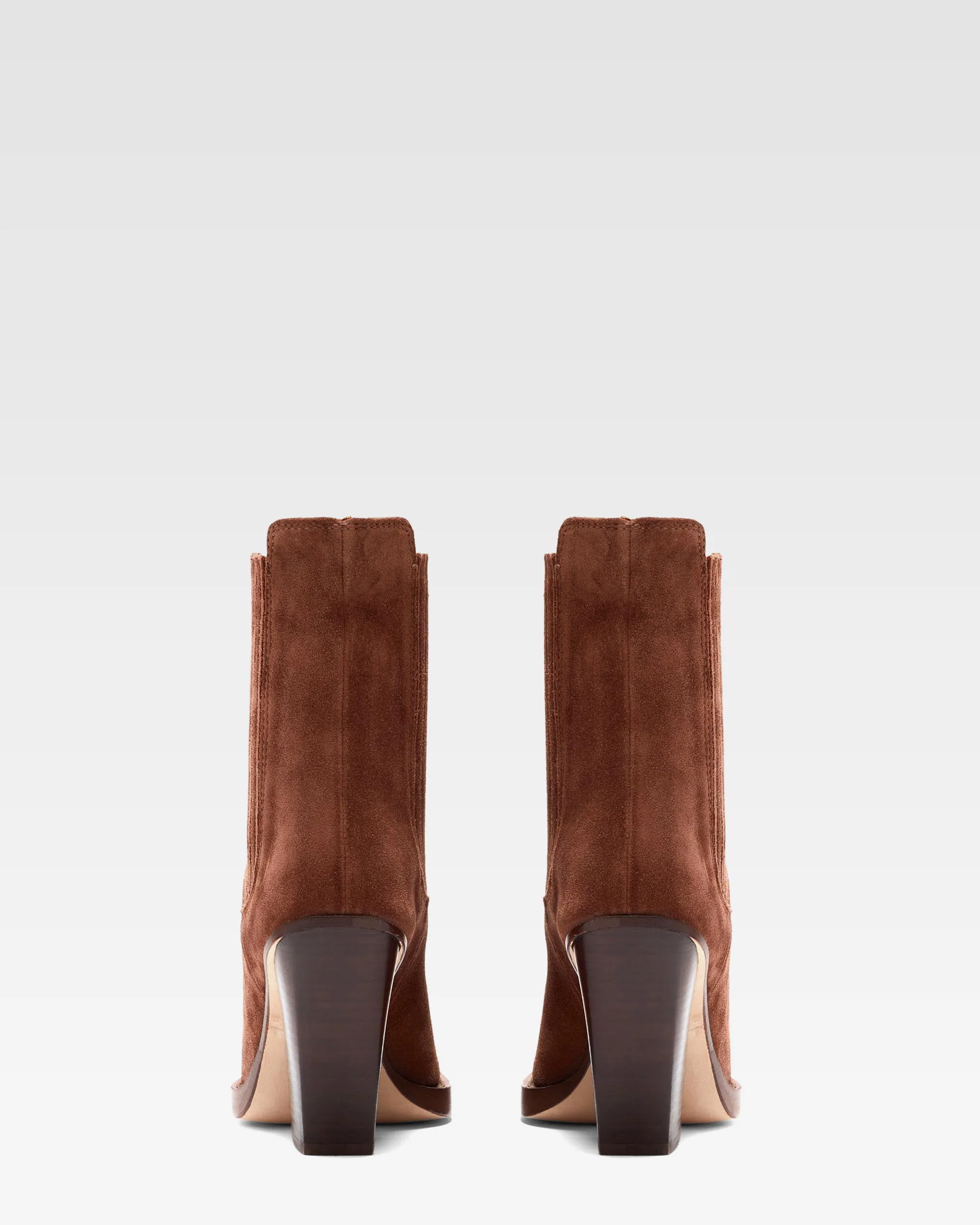 Canyon brown calf suede ankle boots - Image 4