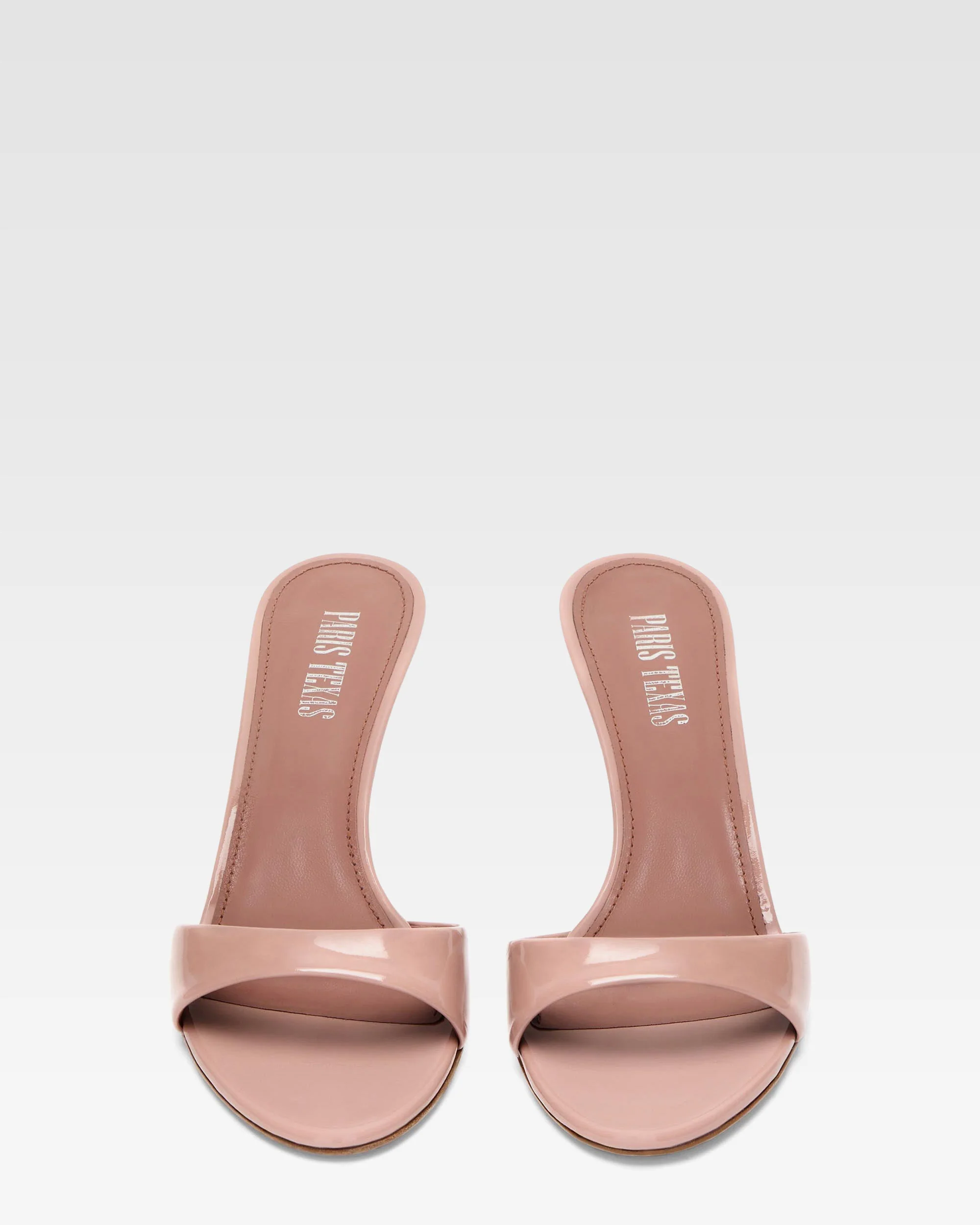 Dark blush patent leather mule - Image 3