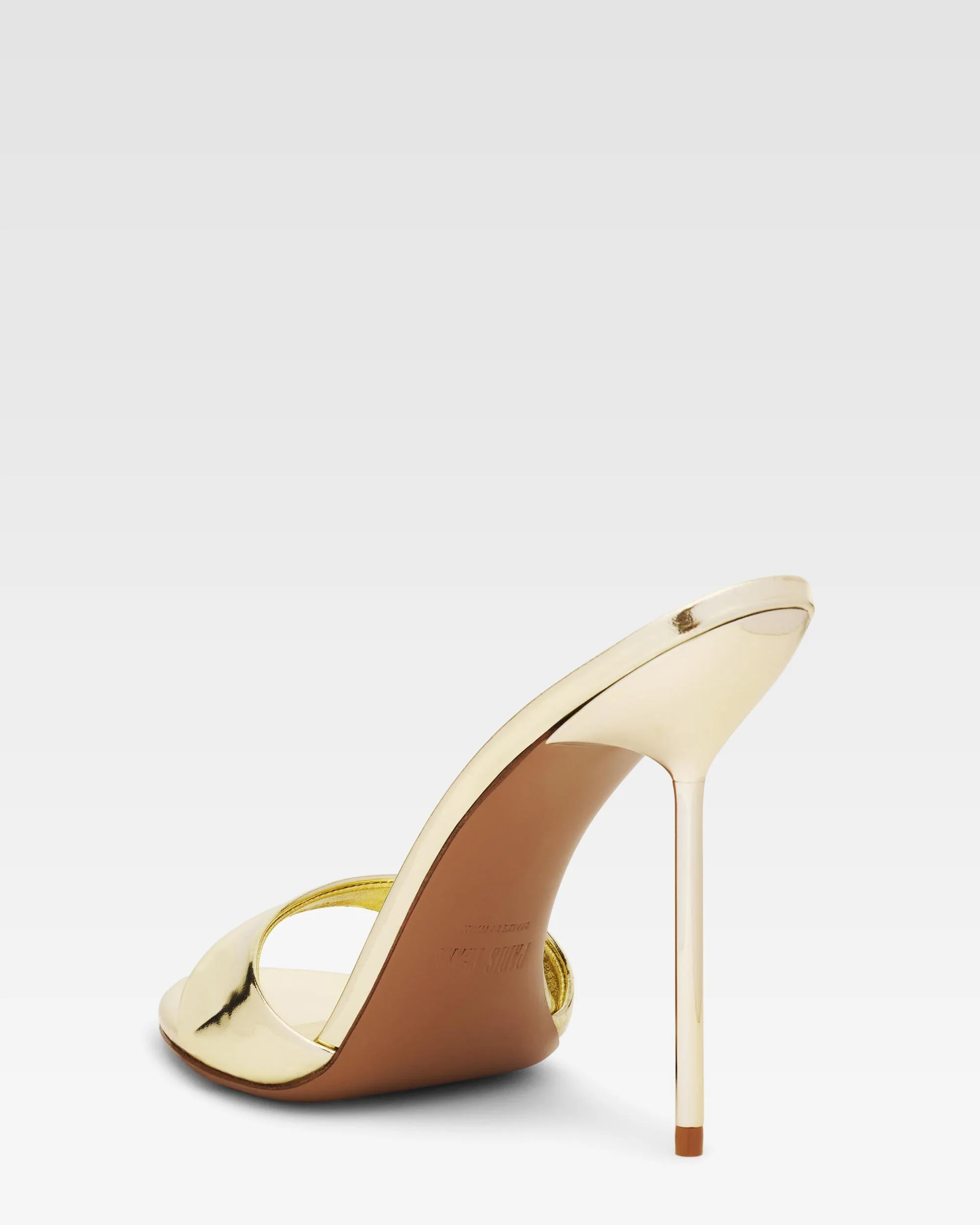 Mirrored leather mule - Image 5