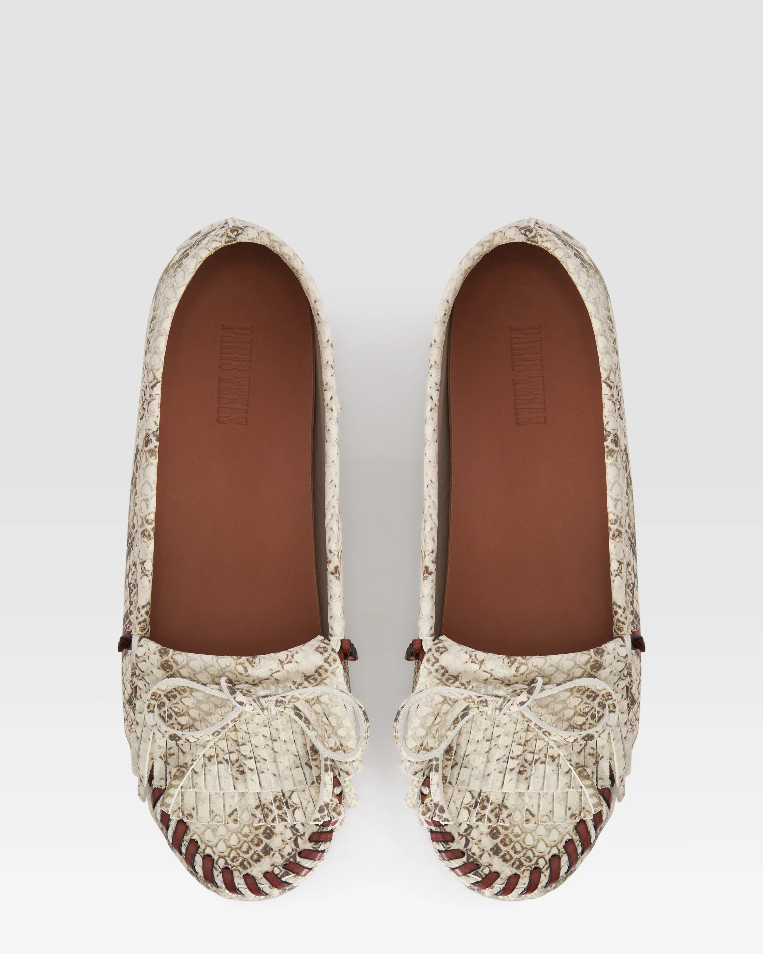 Python-print leather loafer - Image 5