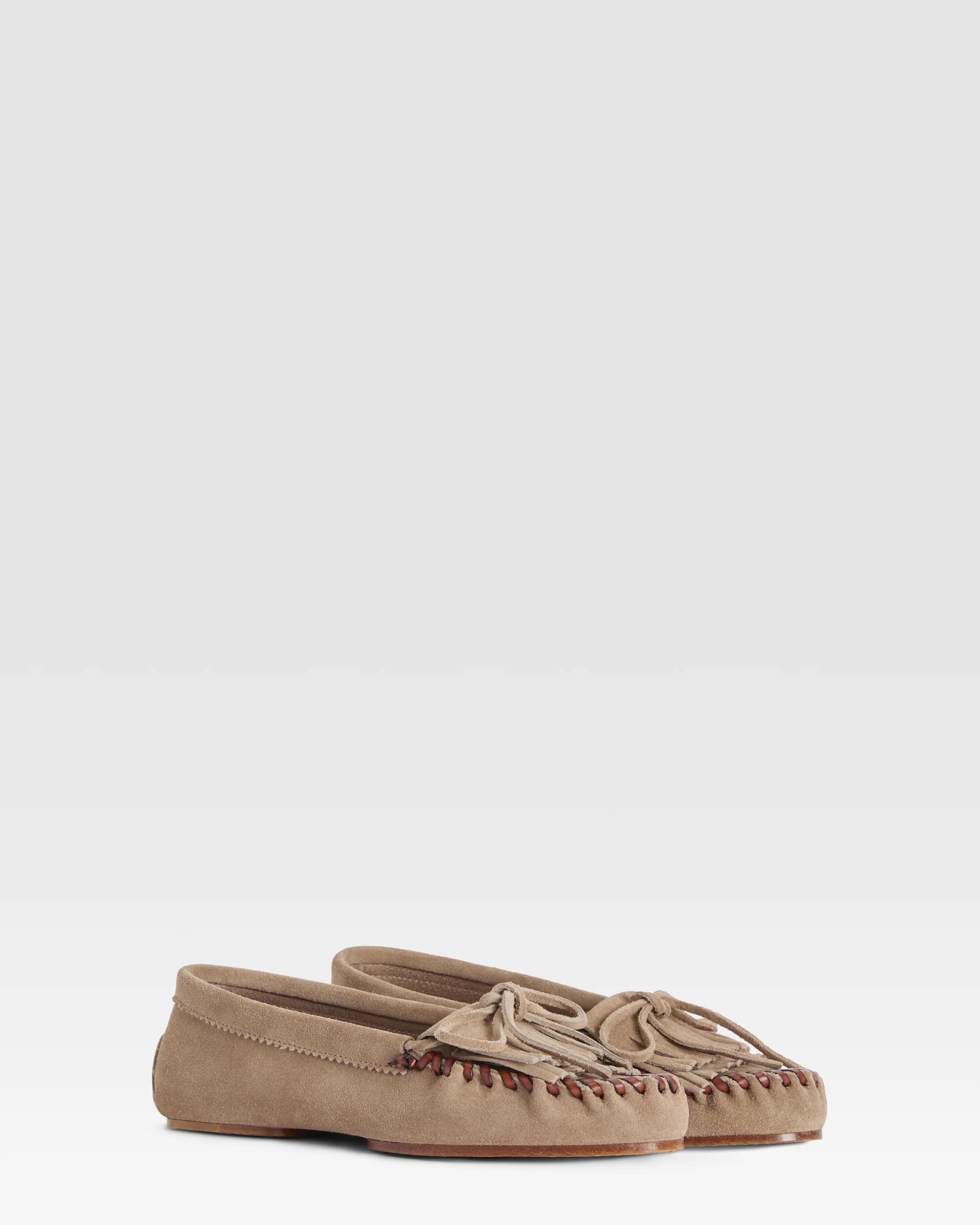 Suede loafer