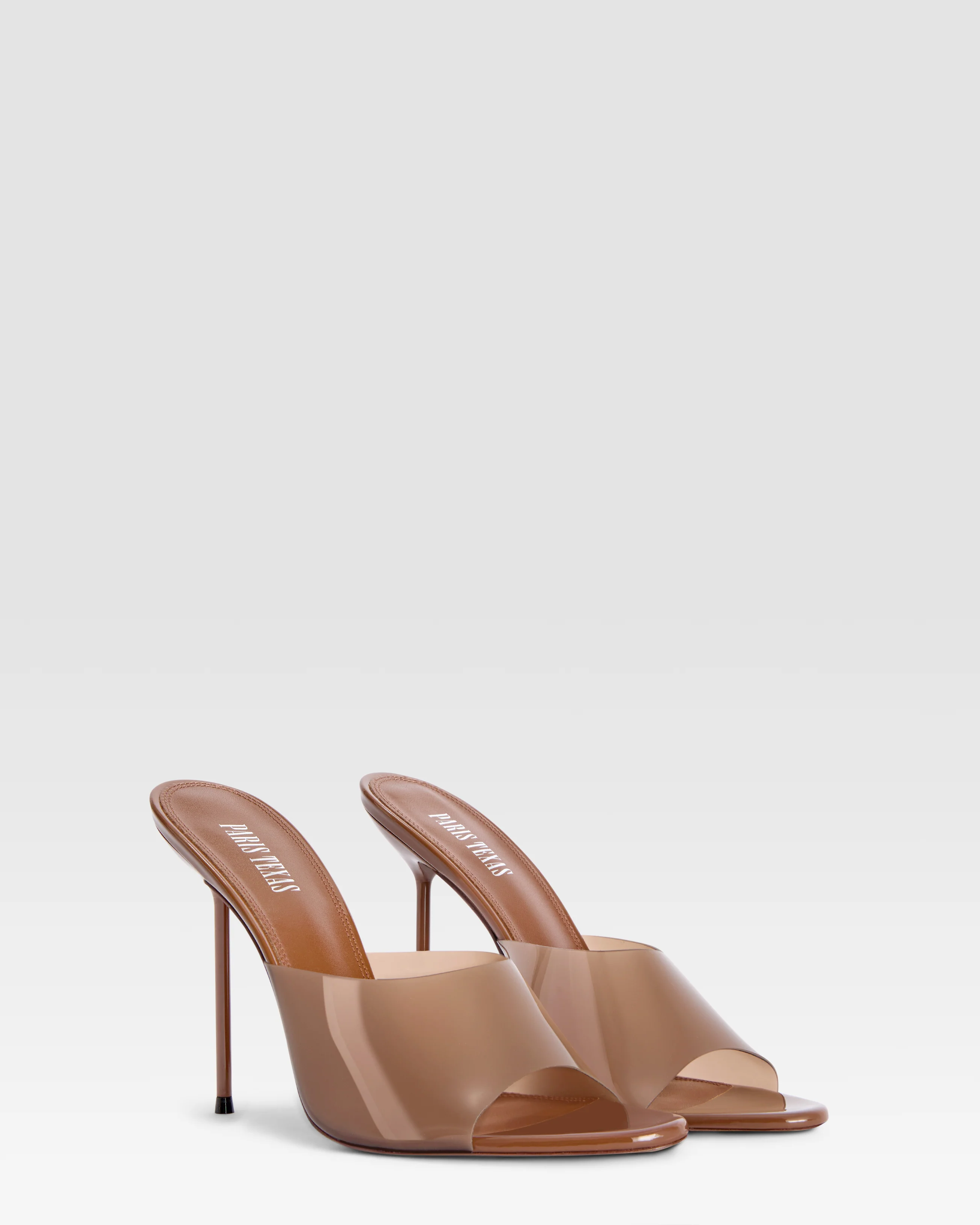 Patent leather and PVC mule - Image 2