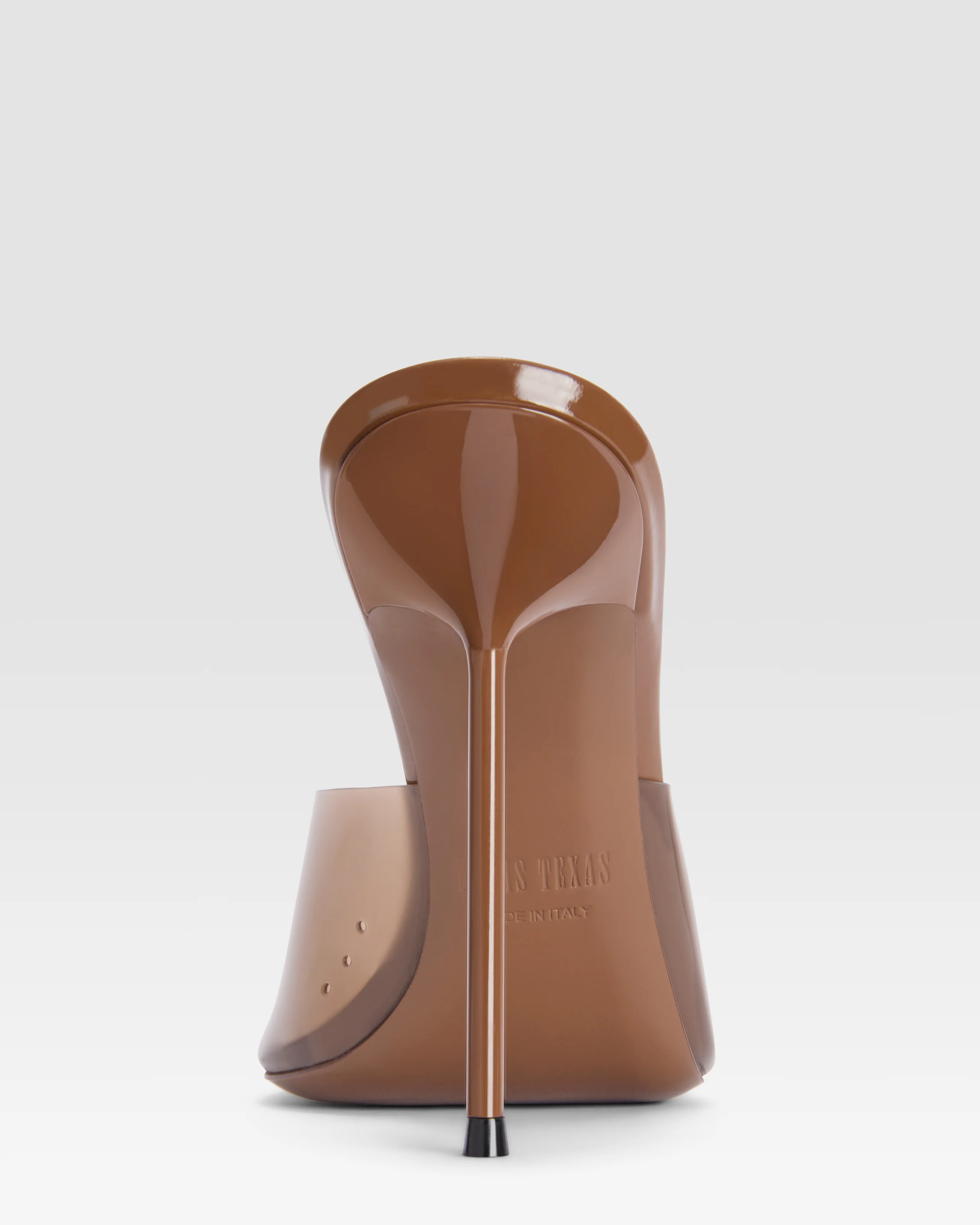 Patent leather and PVC mule - Image 4