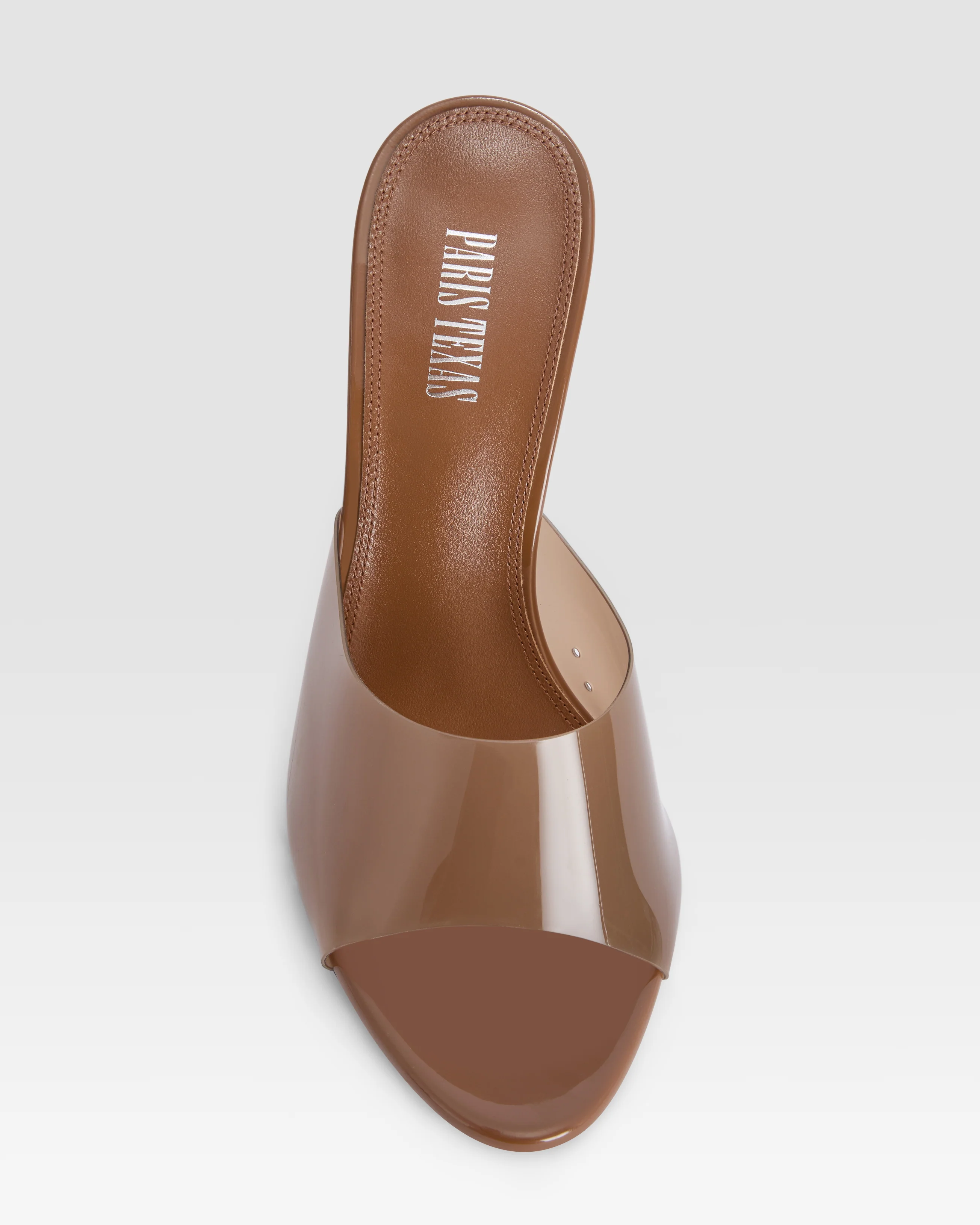 Patent leather and PVC mule - Image 5