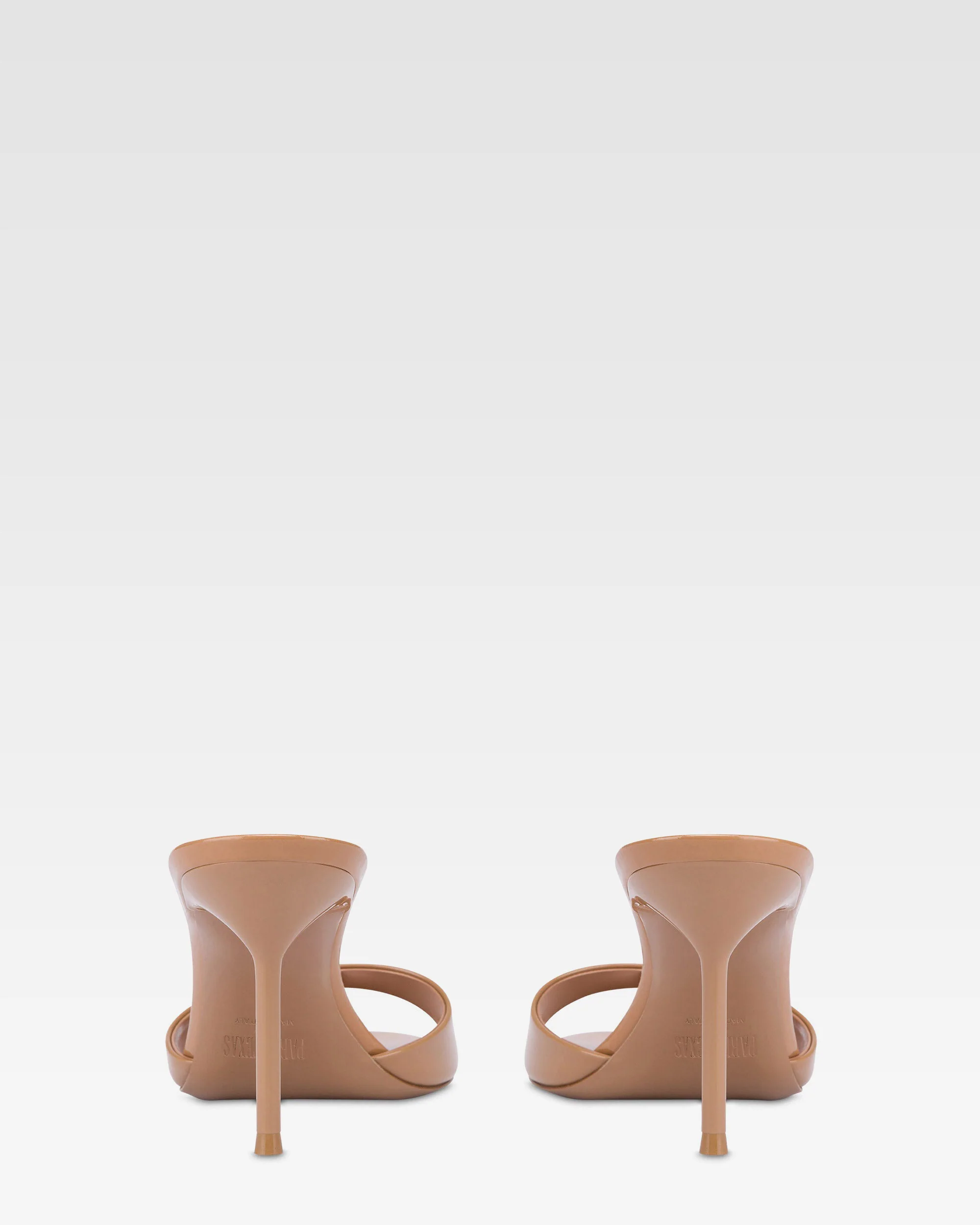 Mules in caramel patent leather - Image 4