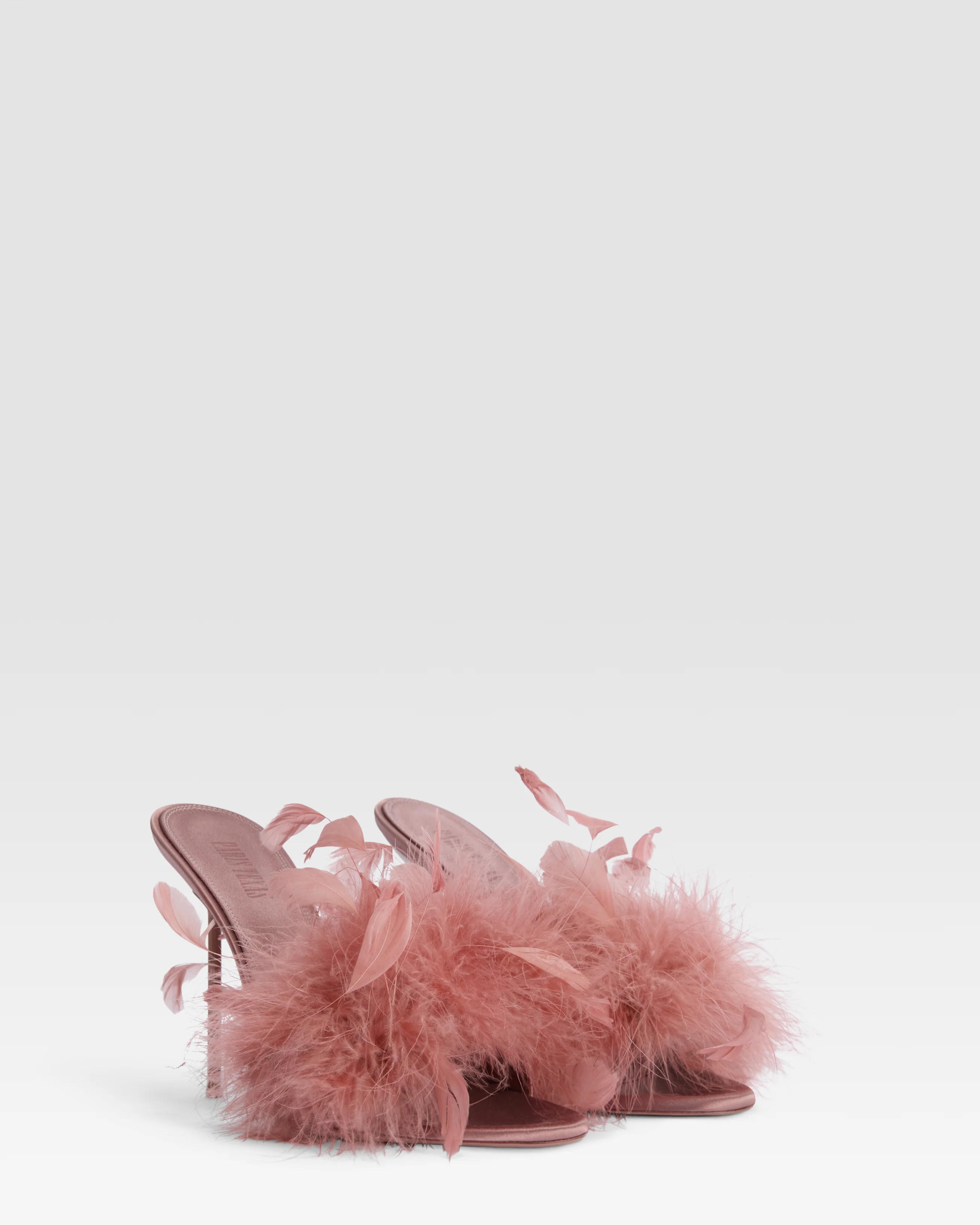 Crepe satin mule - Image 2
